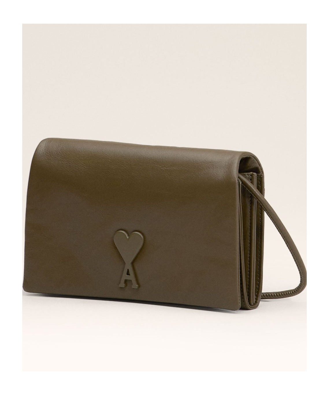 Ami Alexandre Mattiussi Ami Paris Voulez Vous Shoulder Bag In Green