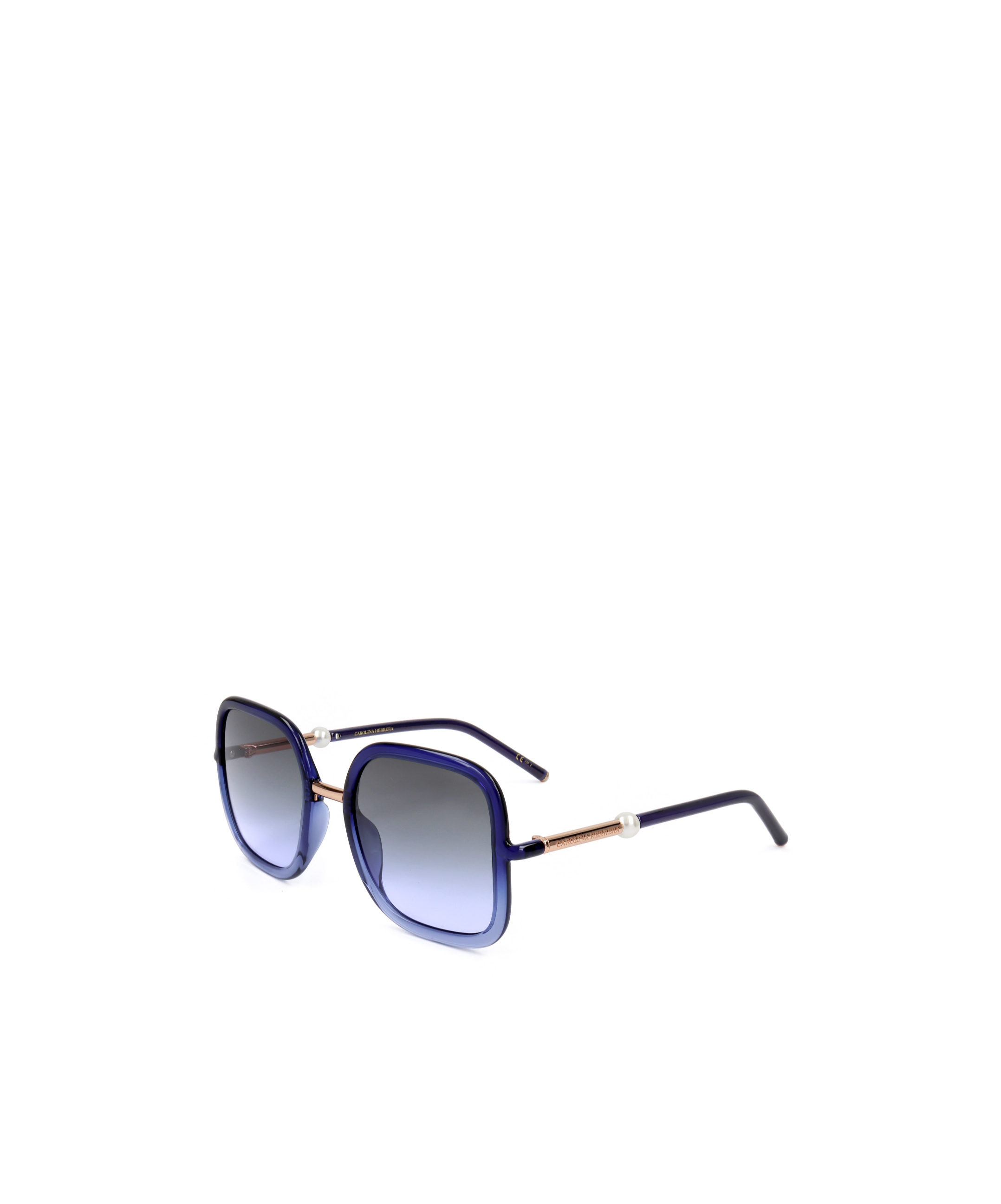 Carolina Herrera Full Frame Sunglasses In Blue