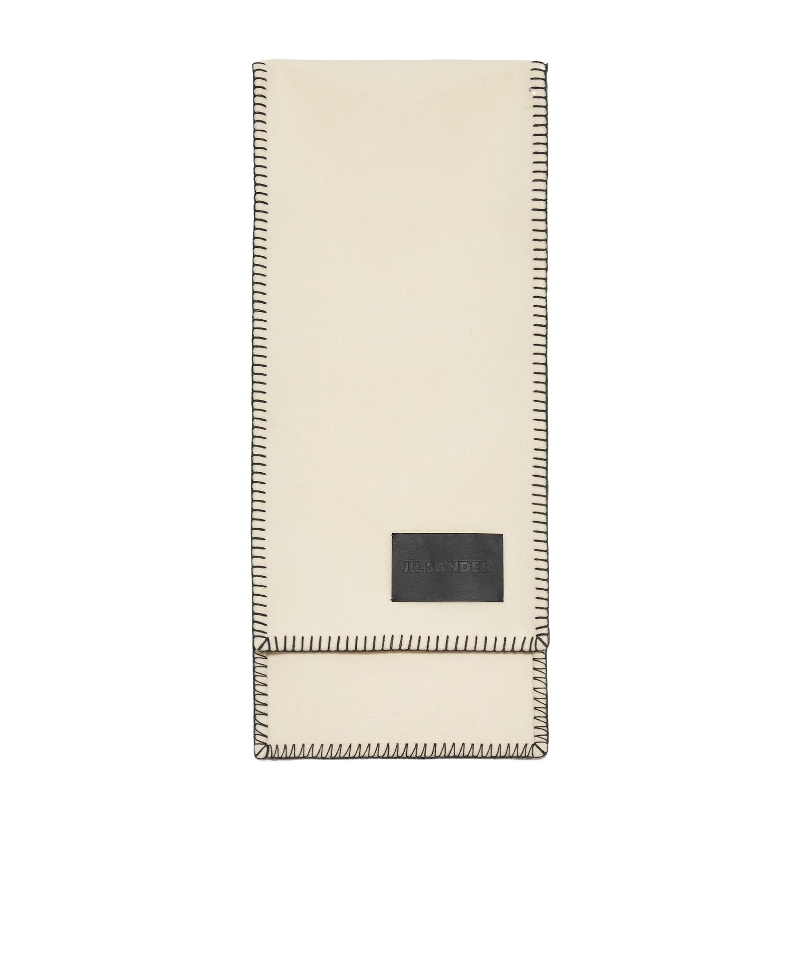Jil Sander Rectangular Scarf In Neutral