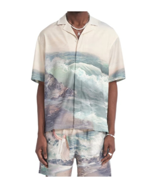 Represent Printed Shirt In White