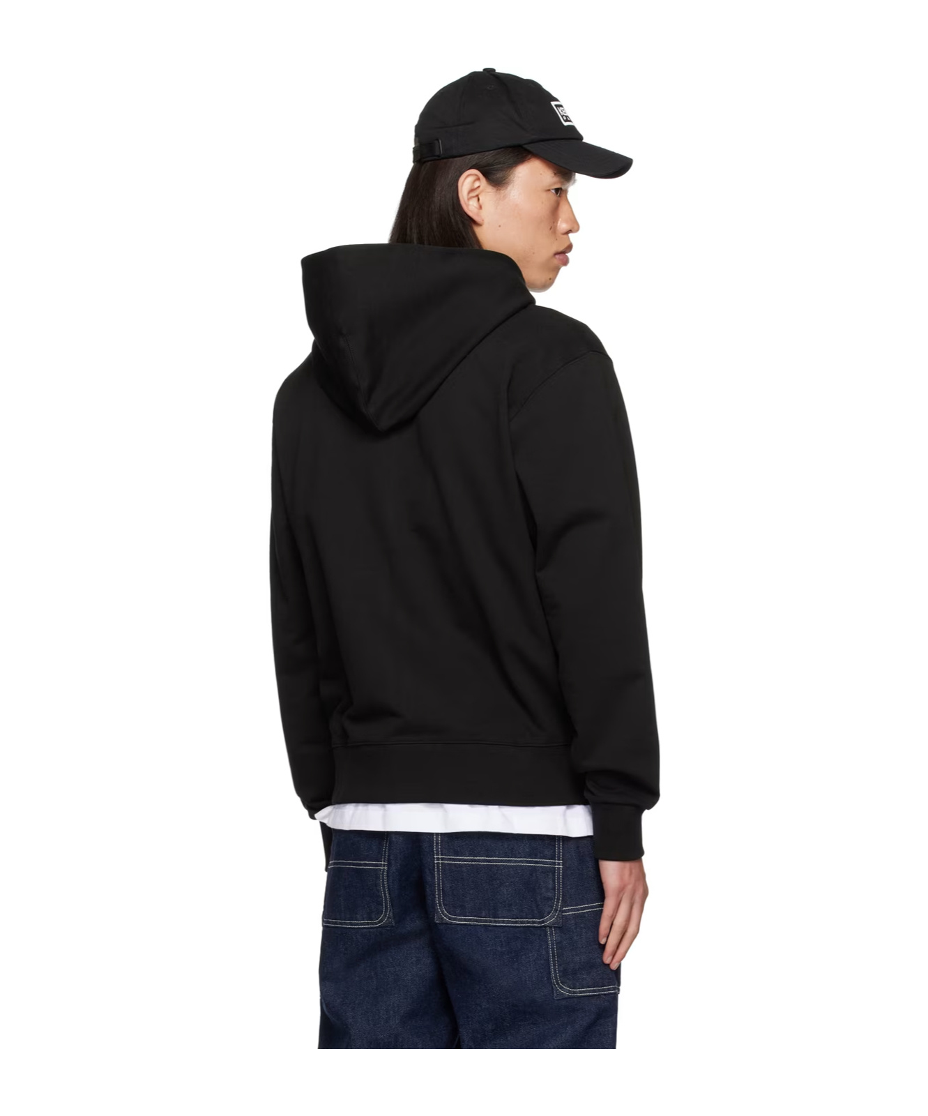 Kenzo Crewneck Sweater With Boke Flower Motif In Black