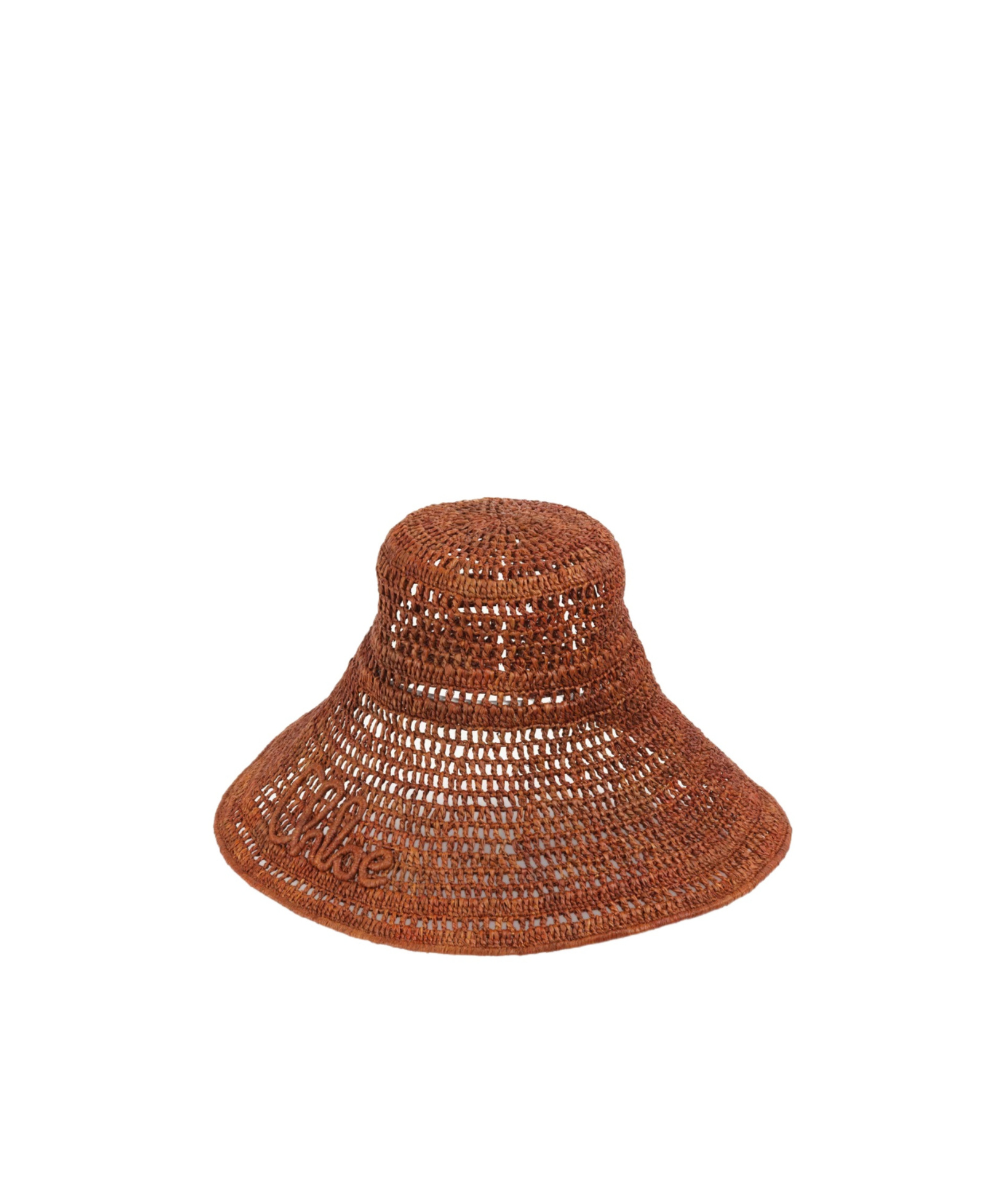 Chloé The Chloe Raffia Capeline Hat In Brown