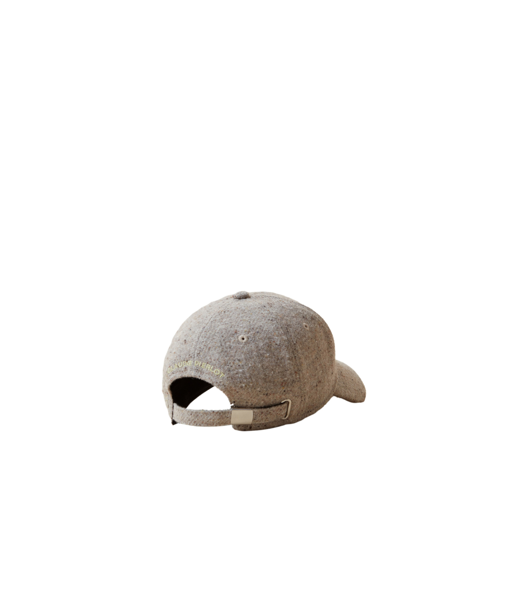 Claudie Pierlot Monogram Baseball Cap In Gray