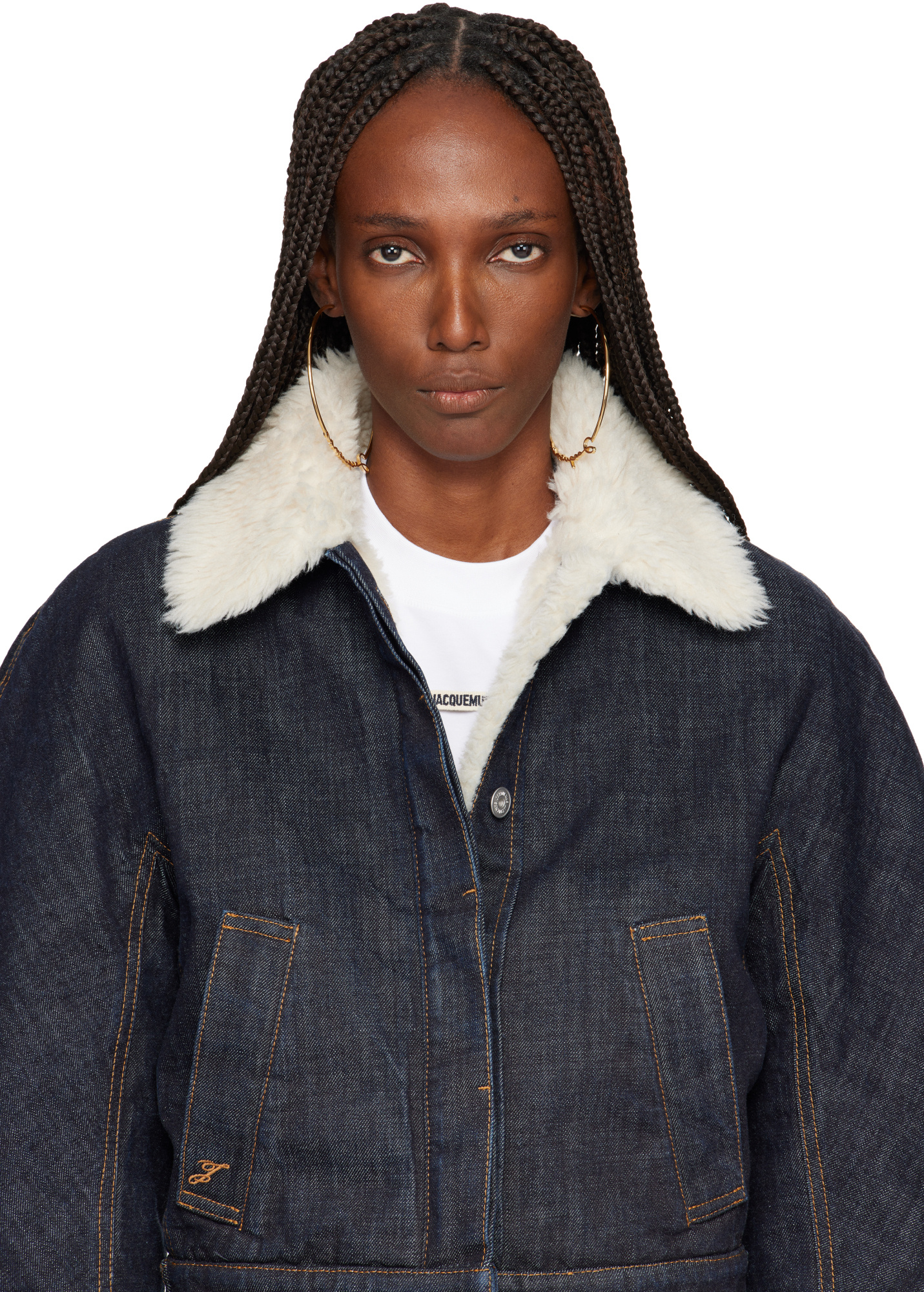 Jacquemus The  Hoops Earrings In Gold