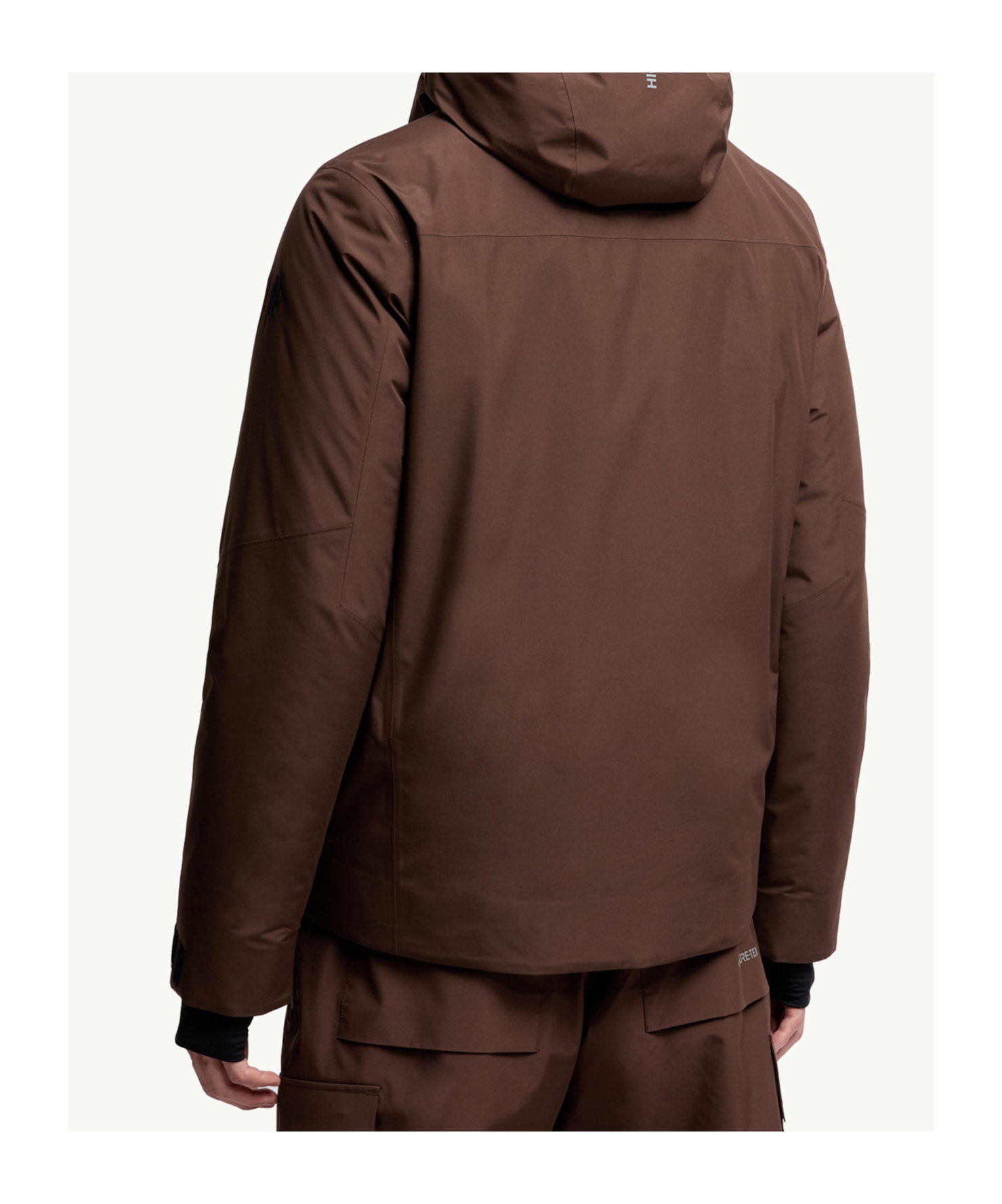 Moncler Balmhorn Hooded Gore-tex Down Ski Jacket In Brown