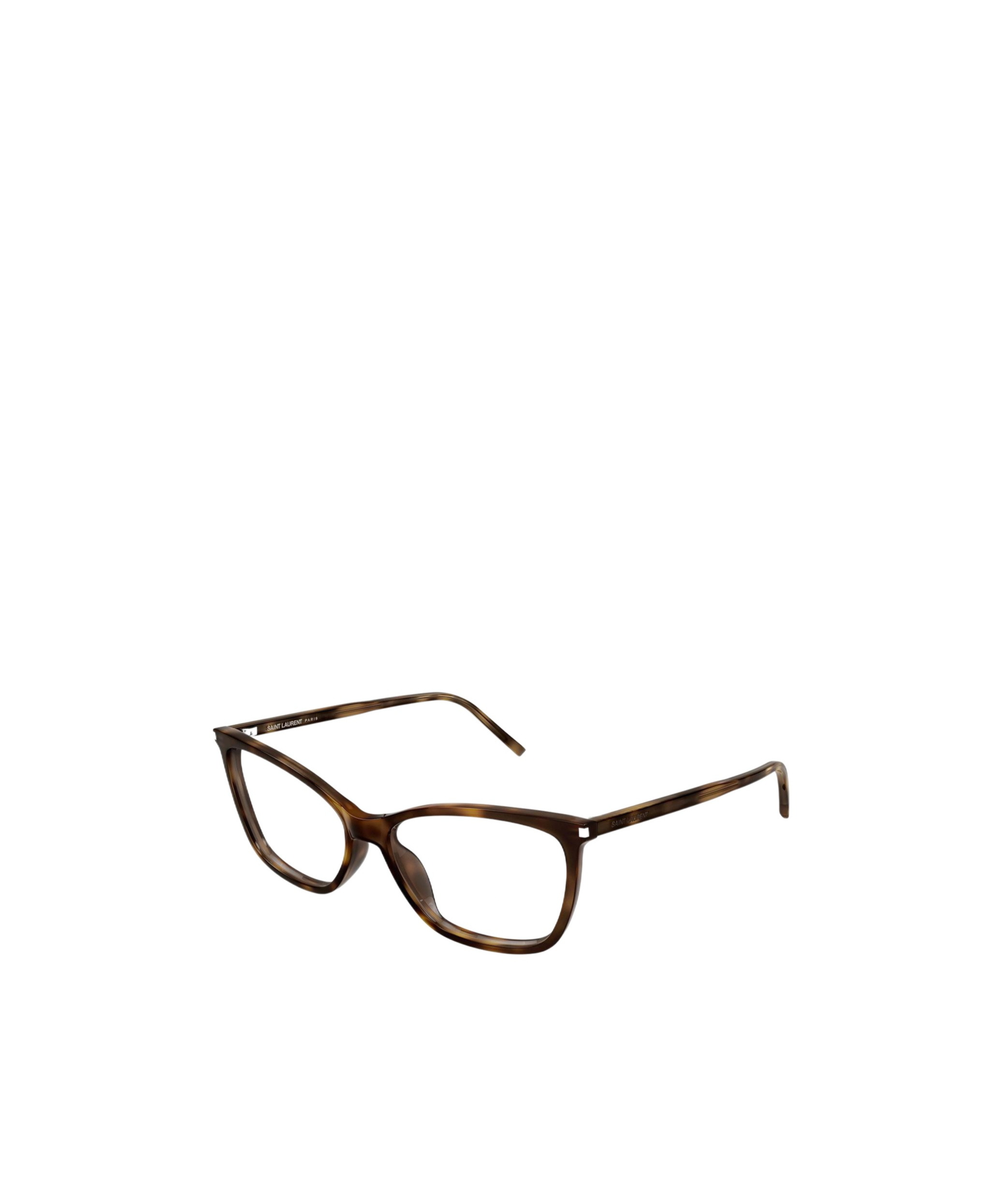 Saint Laurent Full-frame Plain Mirror In Brown