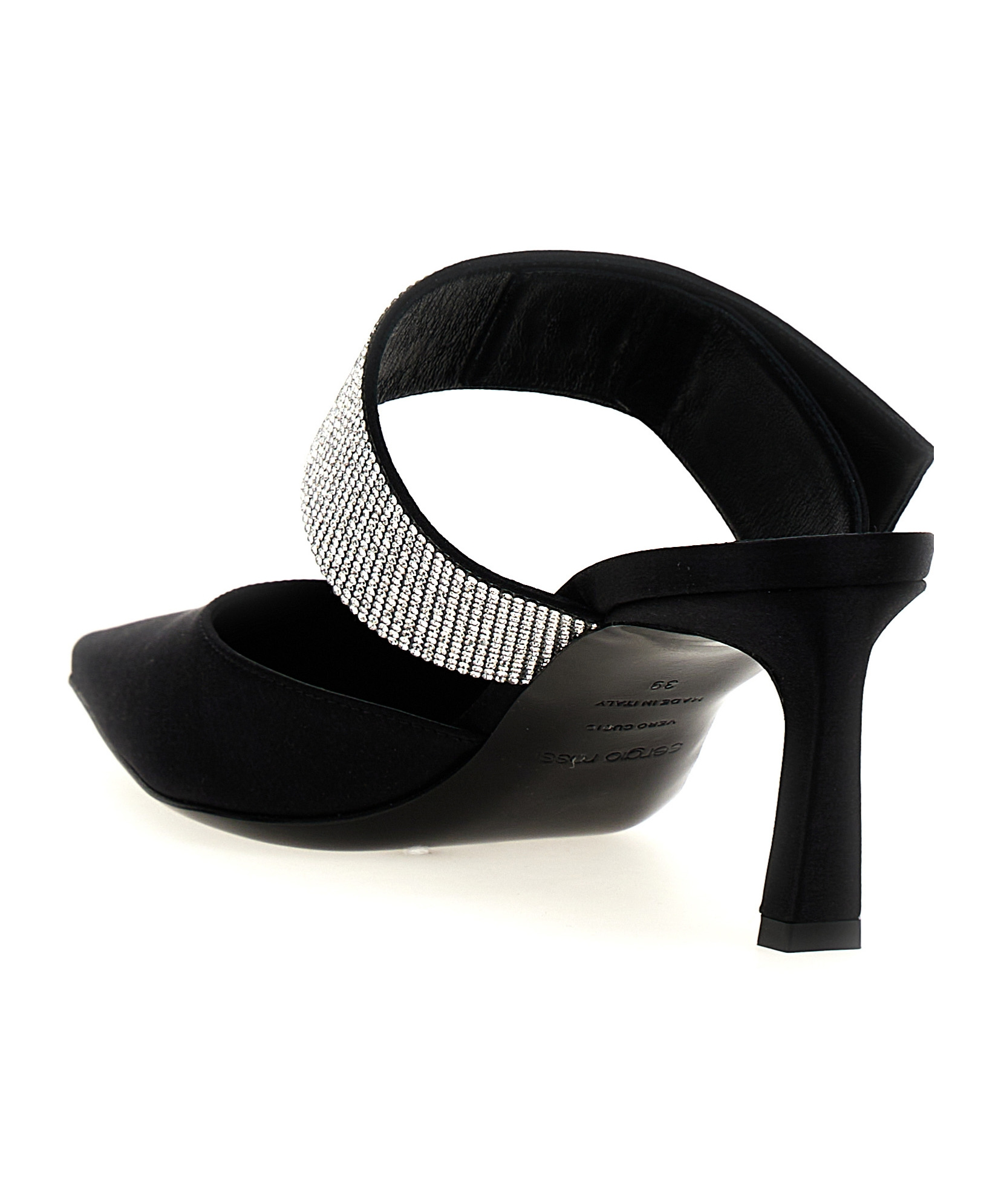 Sergio Rossi Paris Stiletto Heel Mules In Black