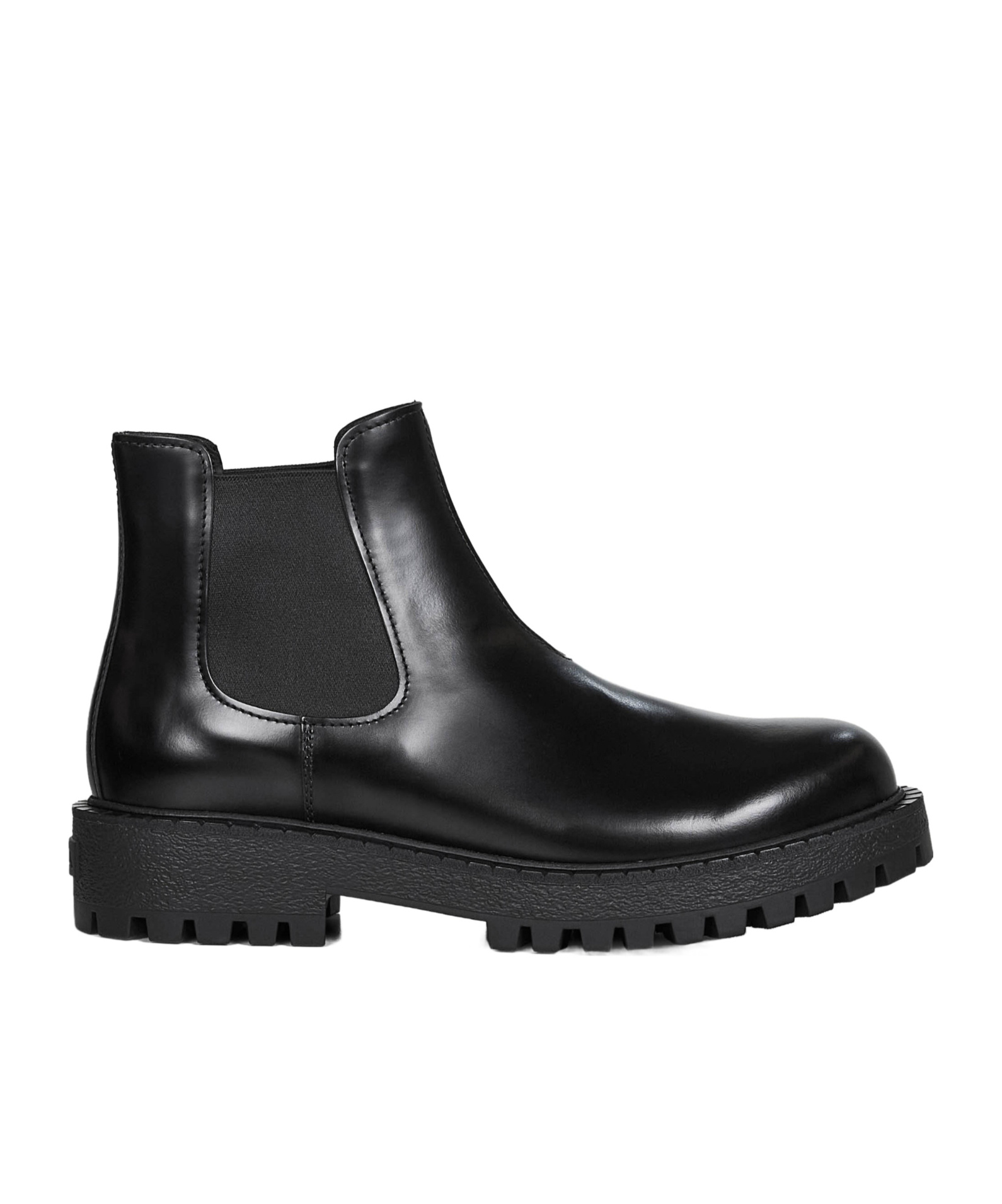 Prada Leather Chelsea Boots
