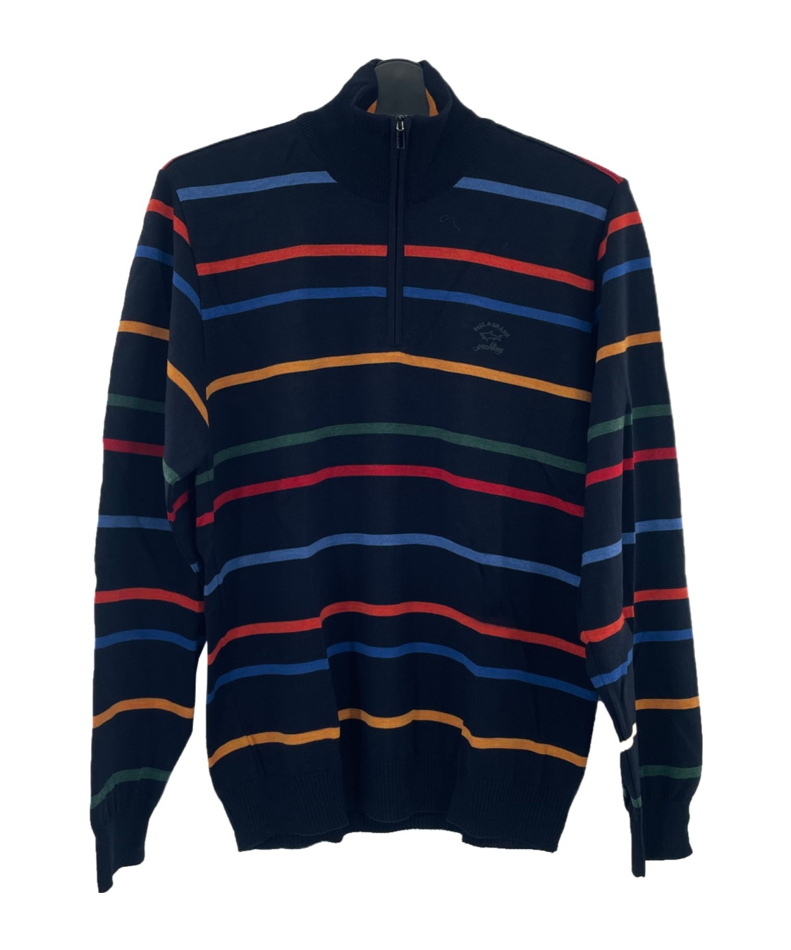 PAUL & SHARK STRIPED LONG-SLEEVED SWEATER