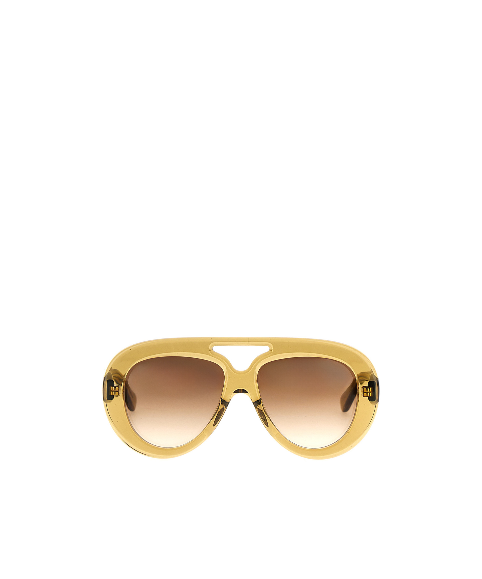Loewe Oversized Aviator-frame Acetate Sunglasses In Nude