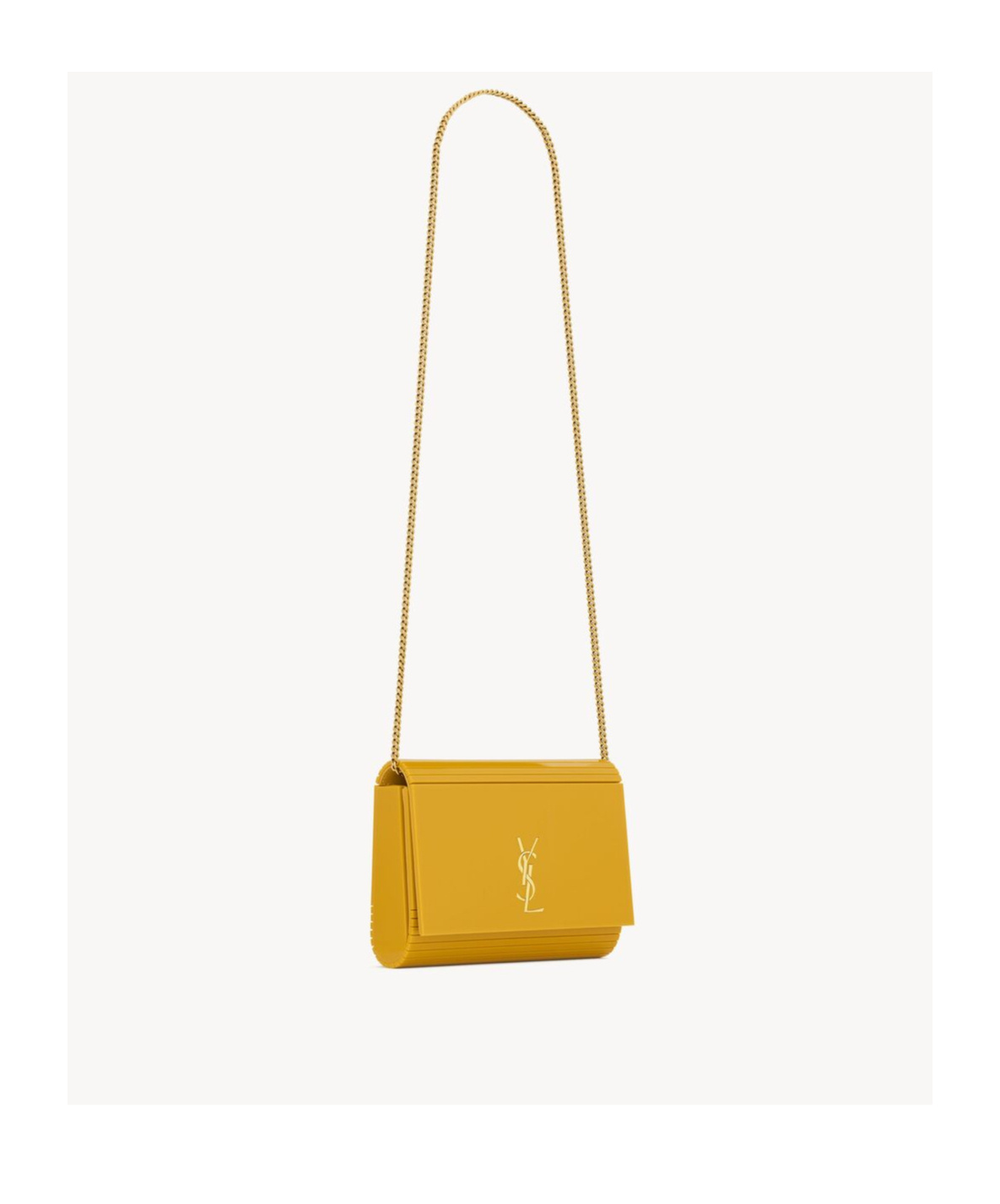 Saint Laurent Flap Shoulder Bag In Yellow