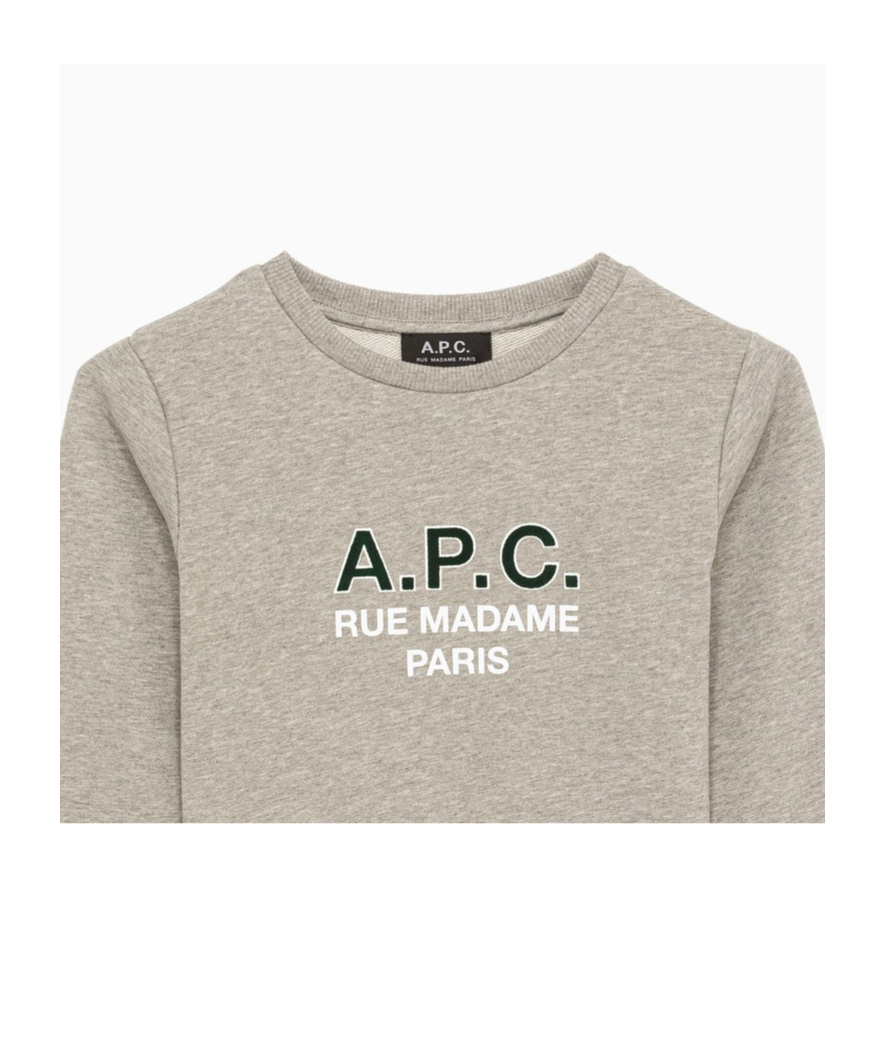 APC A.P.C. KIDS JOY LOGO PRINTED CREWNECK SWEATSHIRT