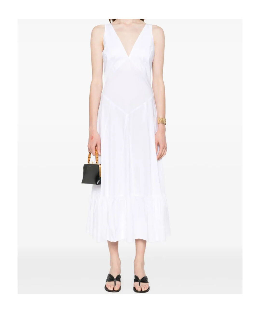 Shop Twinset Cut-out Midi Dress
