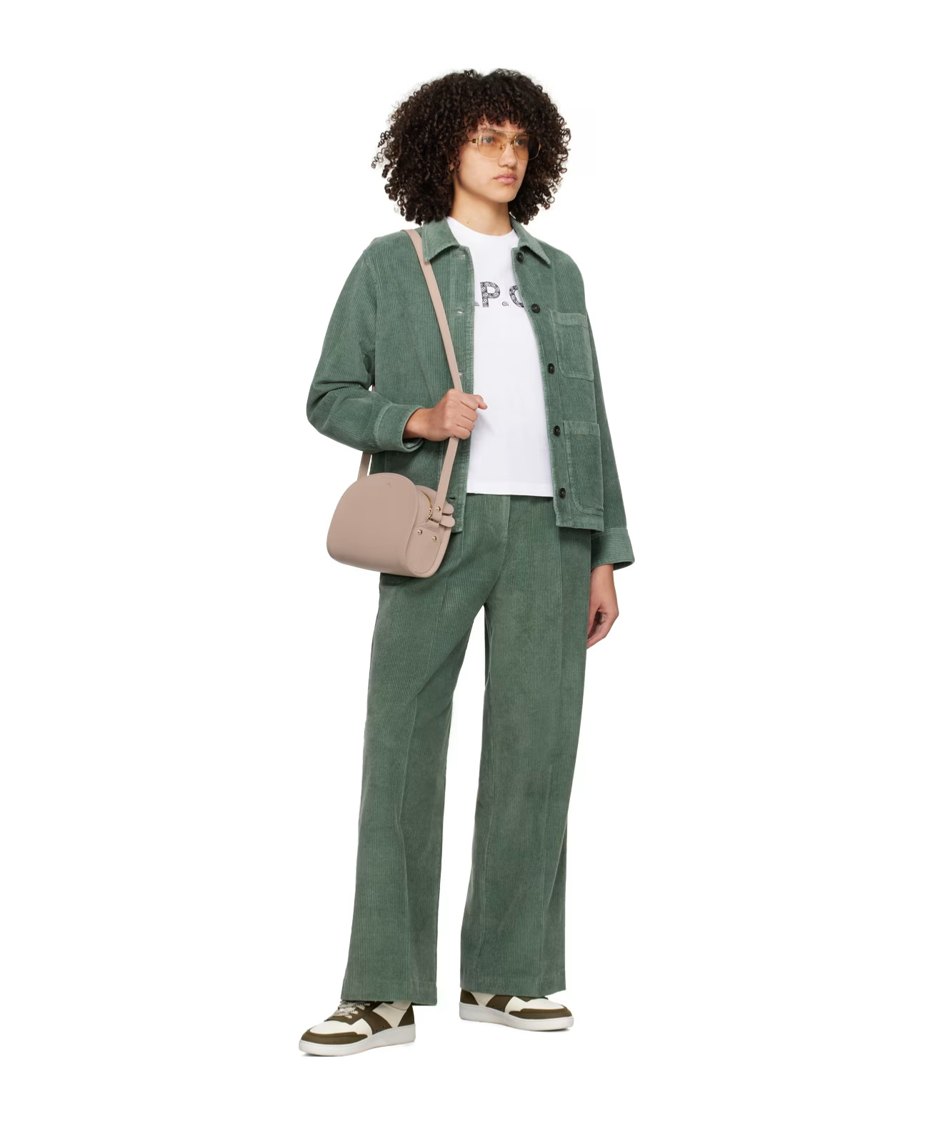 Apc Lapel Pocket Casual Jacket In Green