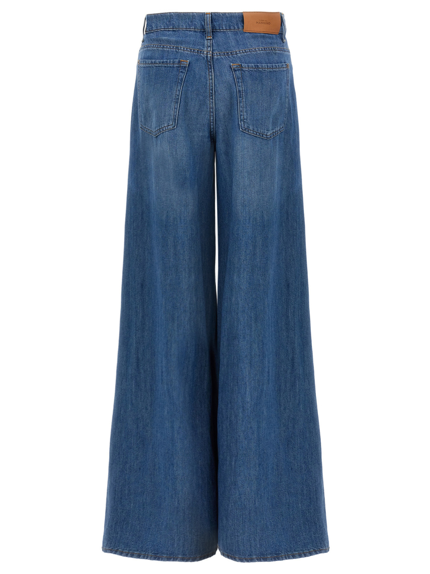 7 For All Mankind Willow Wide-leg Jeans In Blue