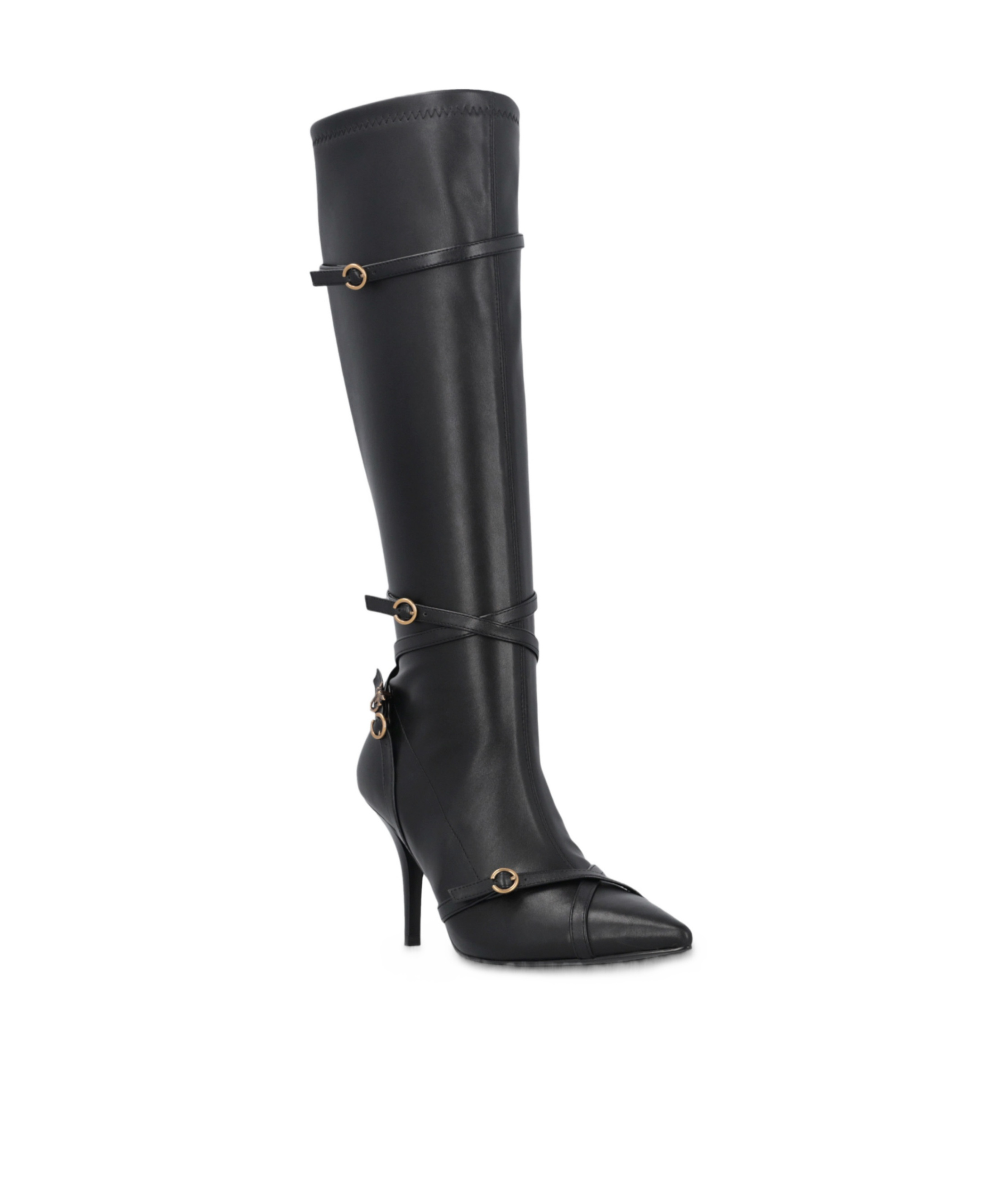 Pinko Pointed Boots In Black