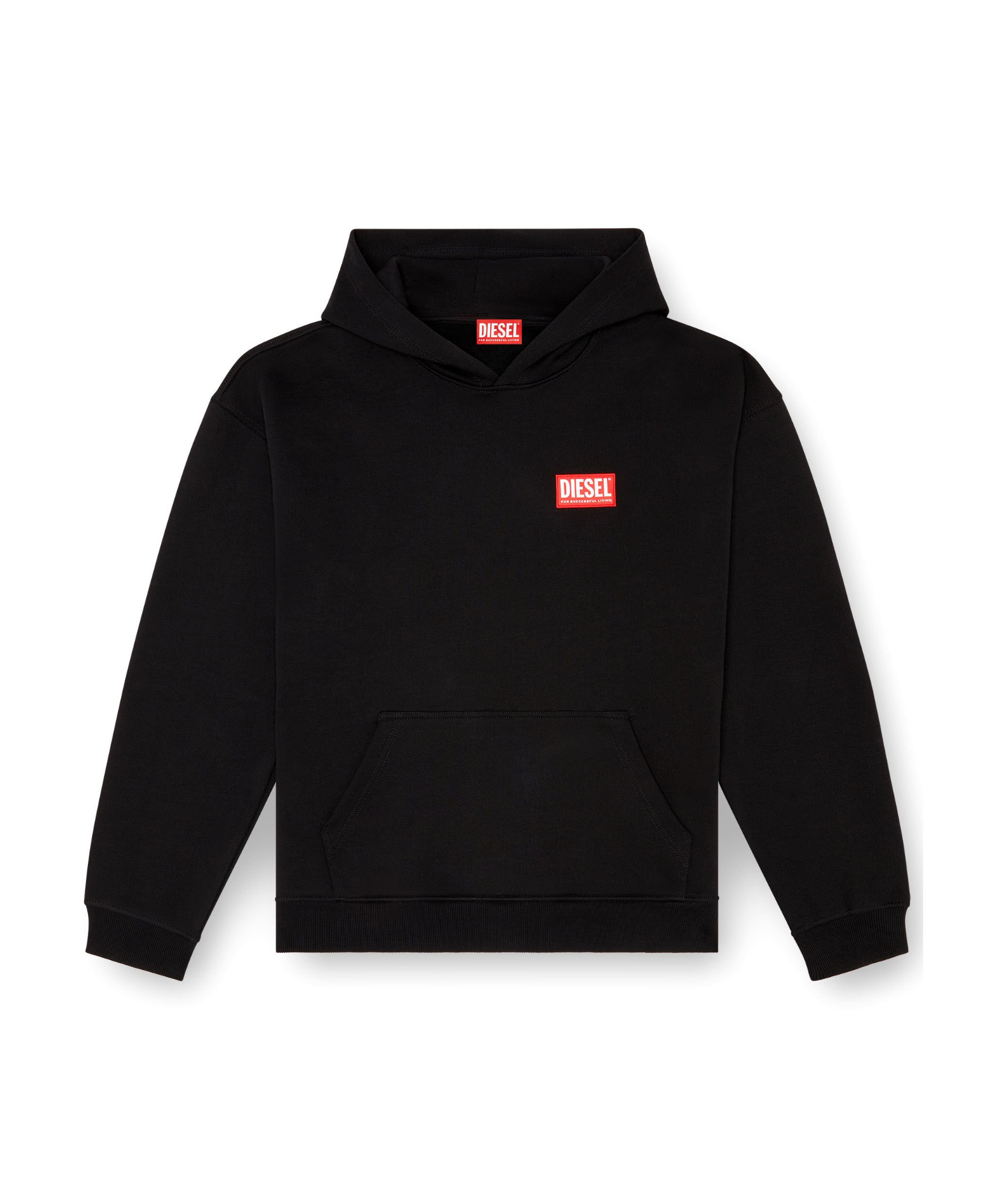Diesel Hoodie En Coton In Black