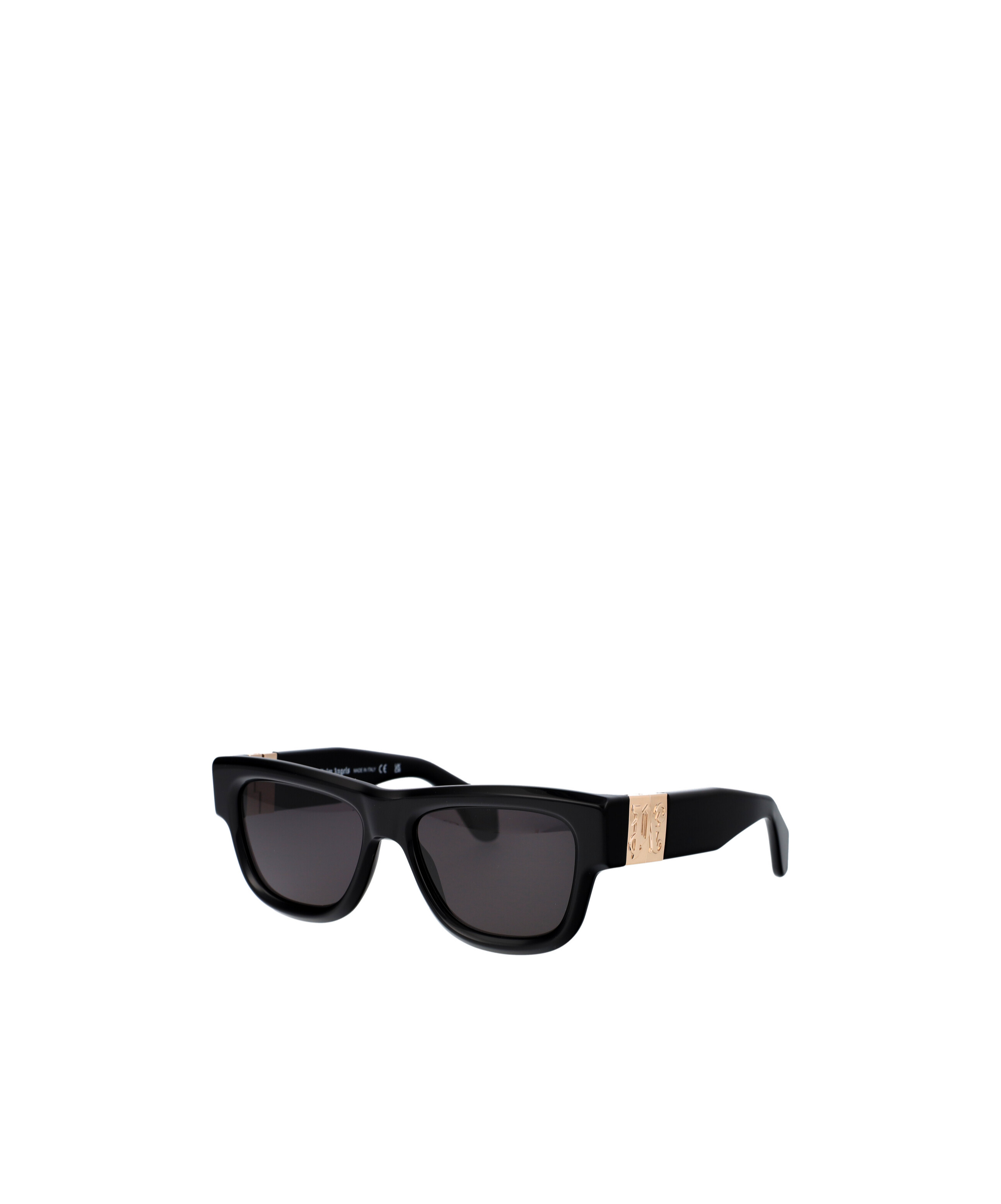 Palm Angels Eyewear Merrill Square Frame Sunglasses In Black