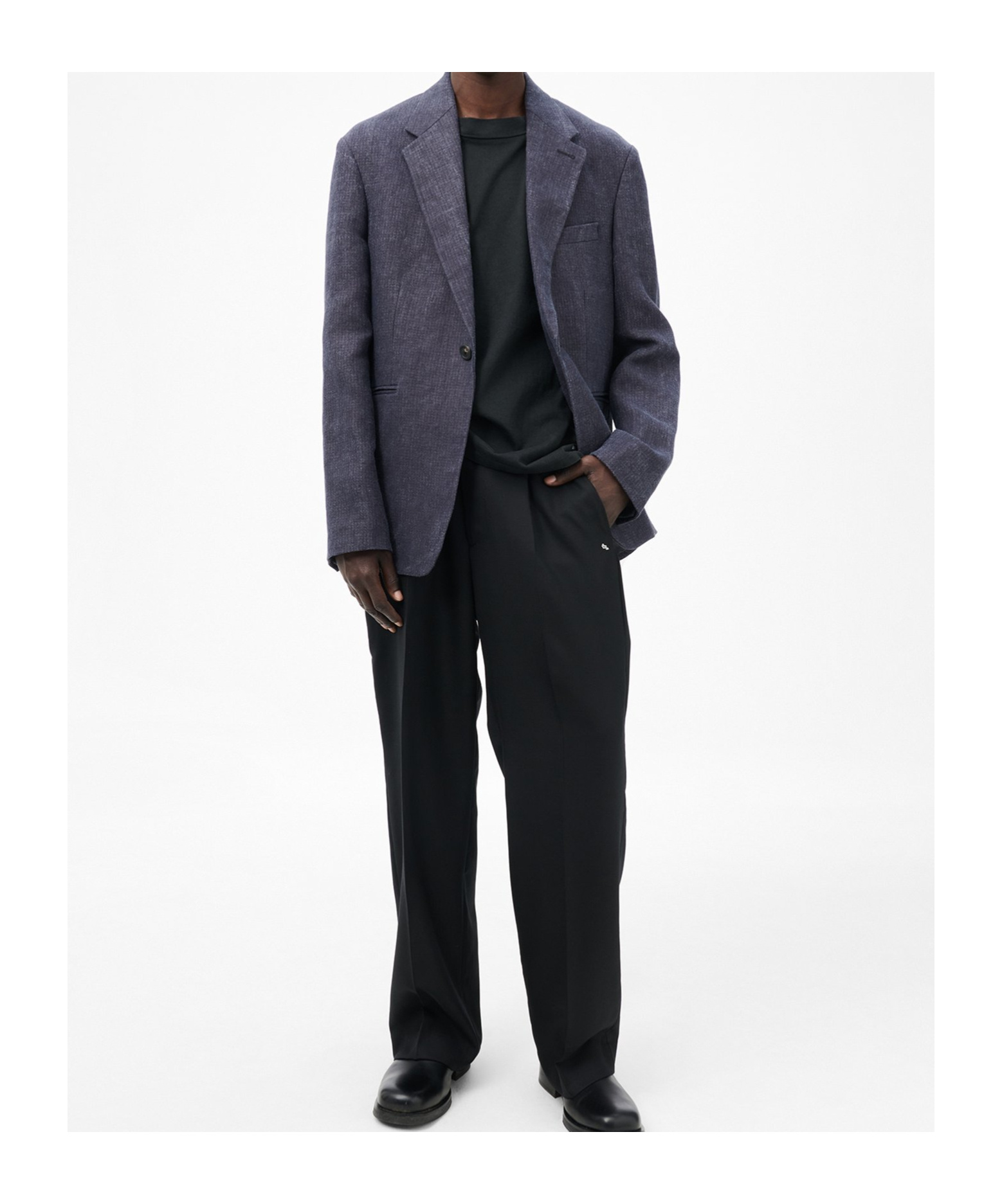 Our Legacy Unconstructed Shinjuku Blazer In Charcoal-grey
