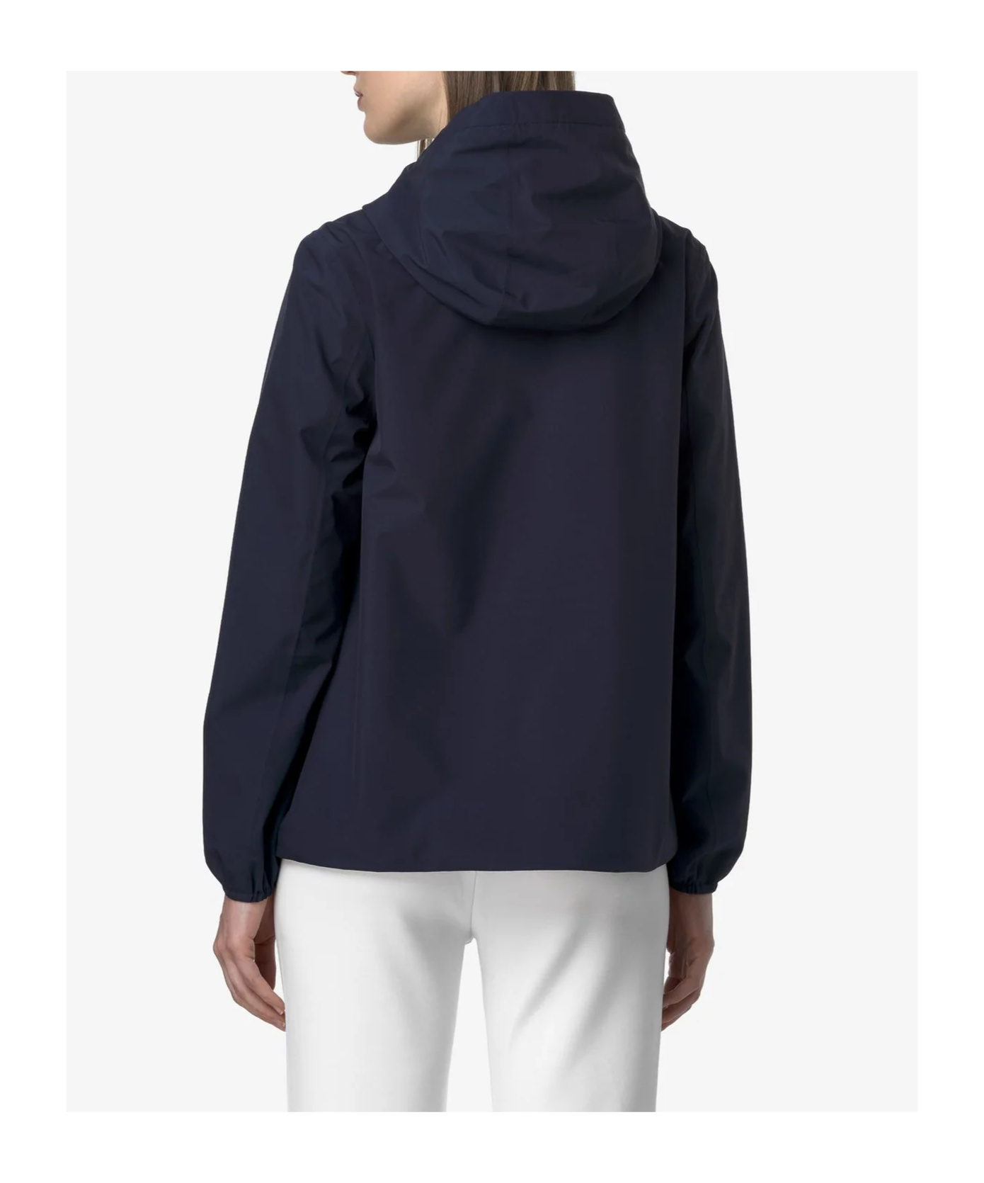 K-way Waterproof Coated Jacket In Blue