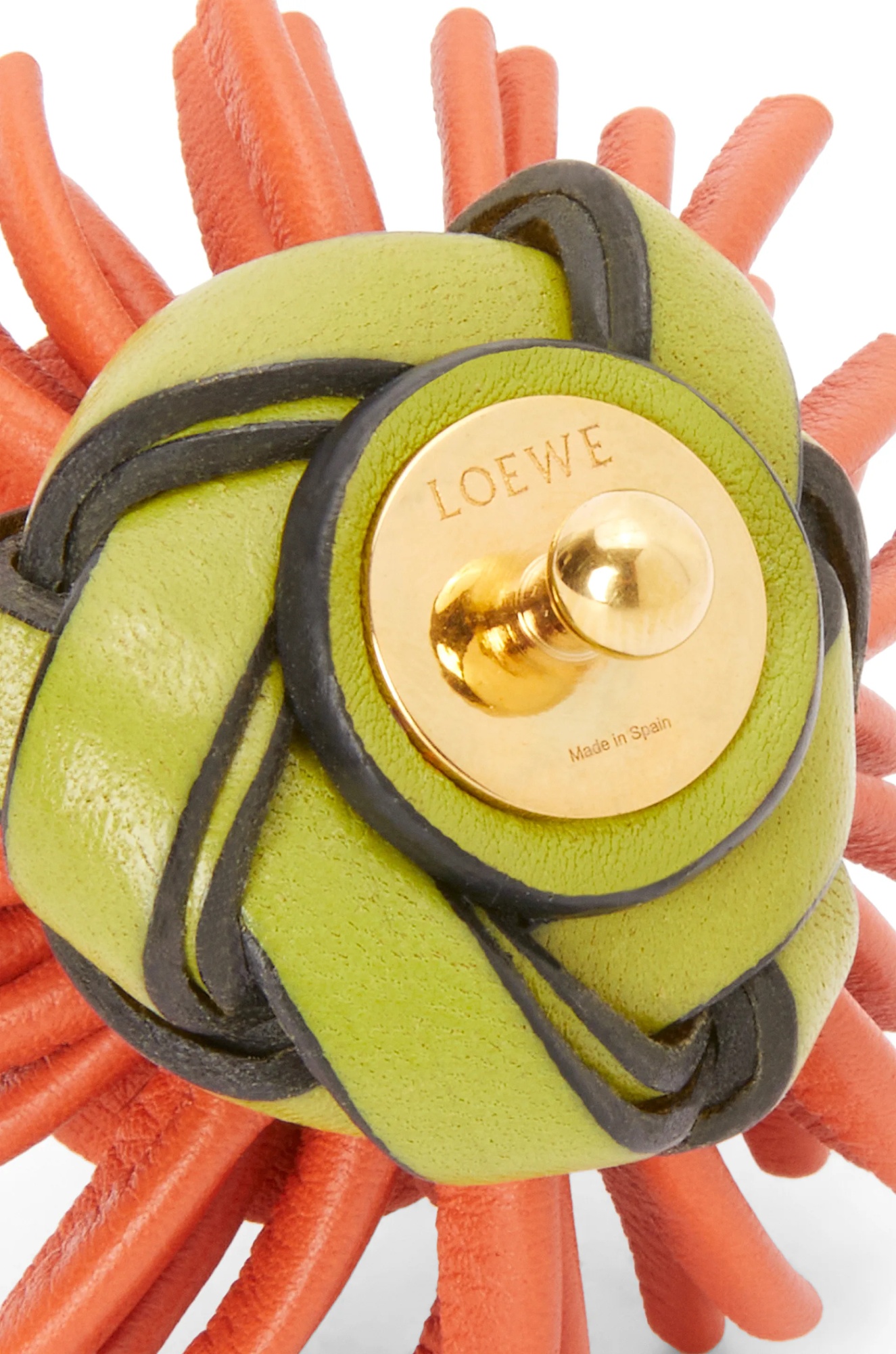 Loewe Cactus Stud Flower In Classic Calfskin
