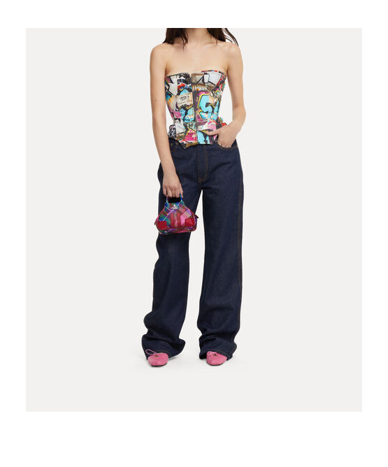 Vivienne Westwood Mini Yasmine Chain Bag In Multicolor