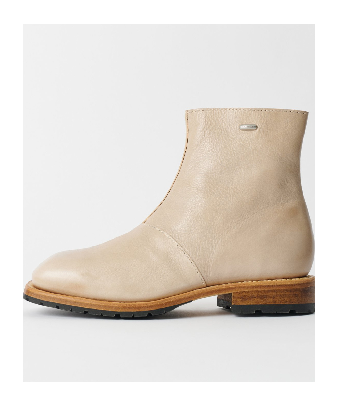 Our Legacy Square Toe Boots In Nude