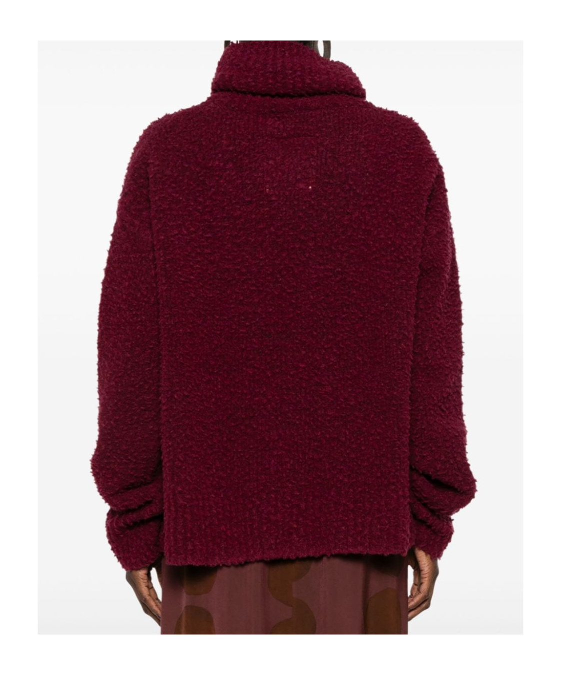 Shop Uma Wang Turtleneck Sweater In Brown