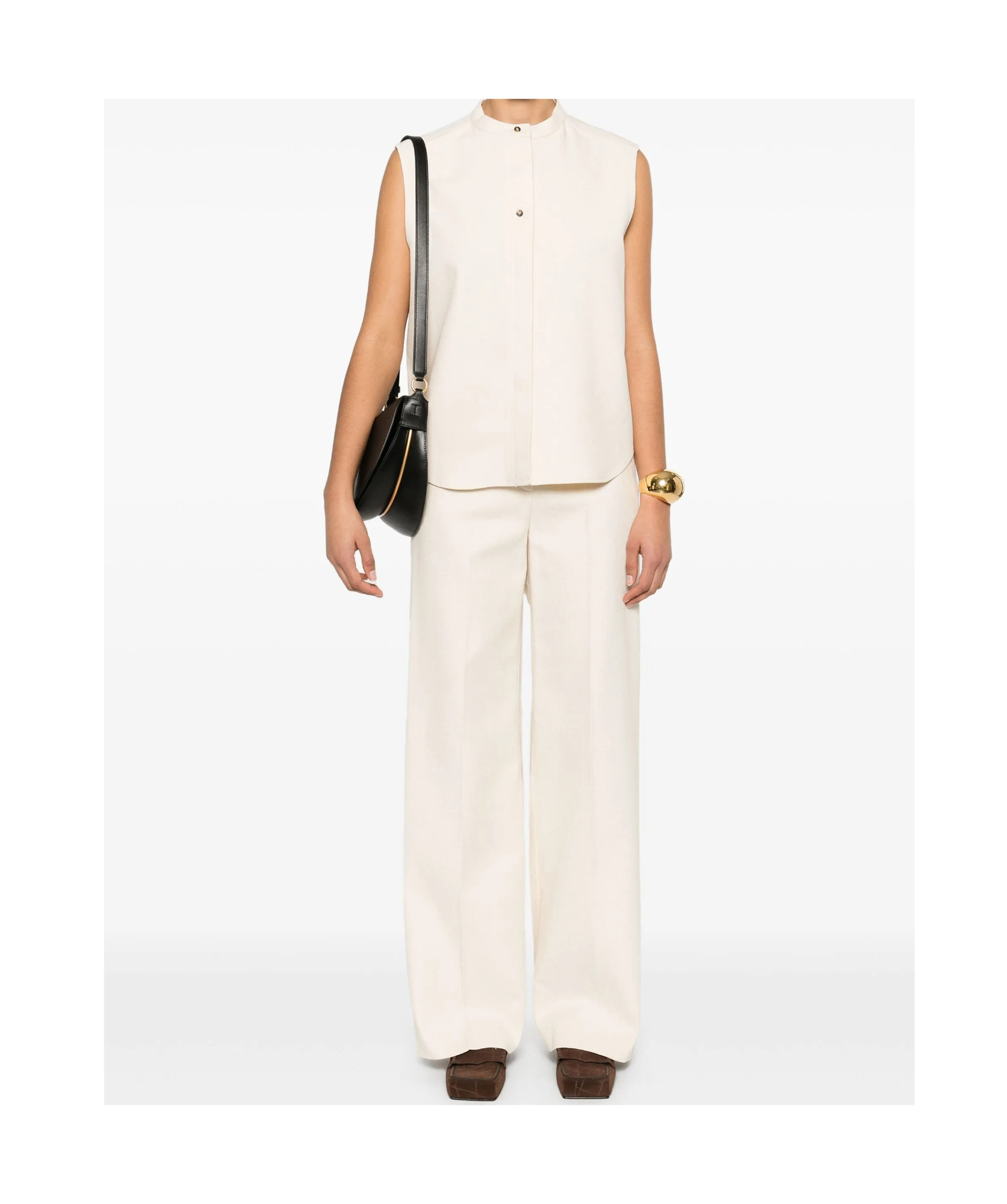 Loulou Studio Zora Trousers In White