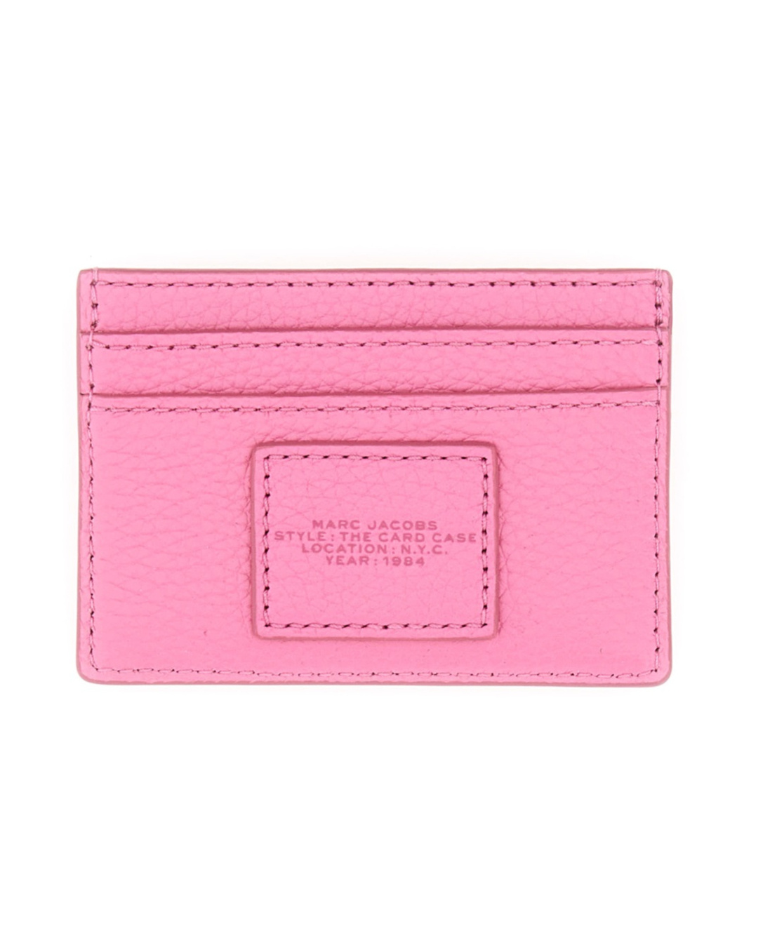 Marc Jacobs Logo Embossed Cardholder In Pink