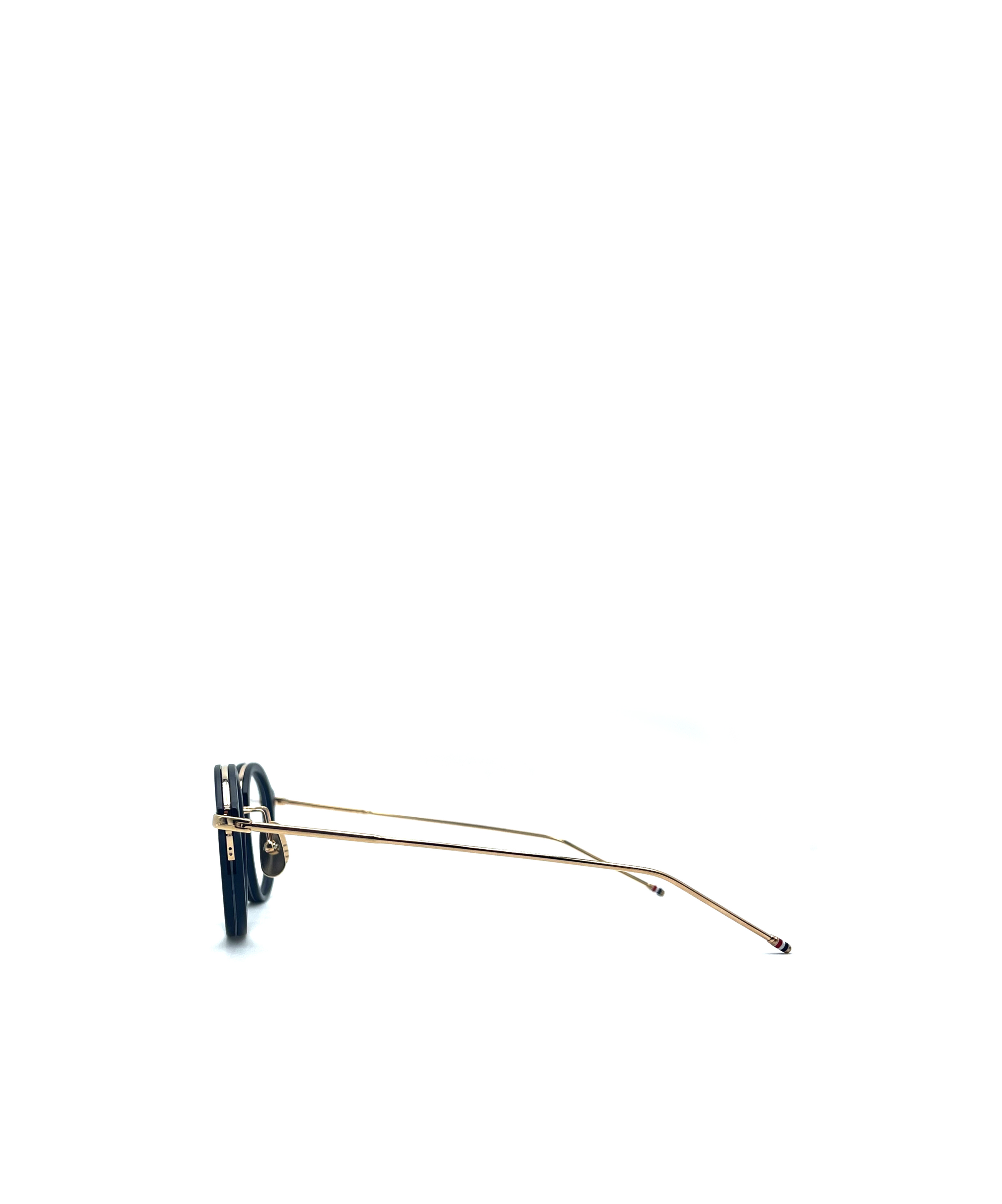 Shop Thom Browne Round-frame Glasses In Blue
