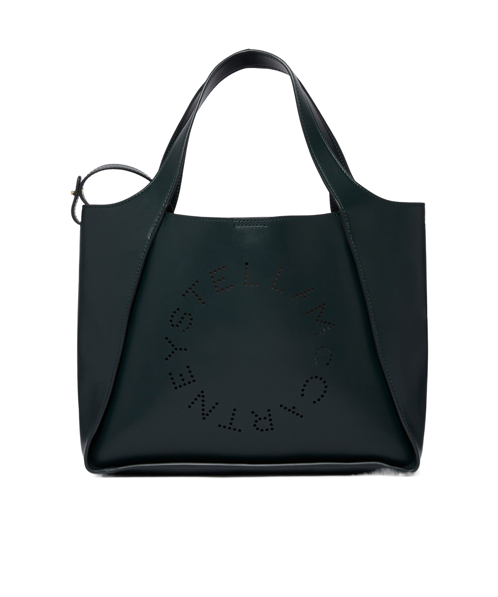 Stella Mccartney Tote Bag With Perforated Logo In Black
