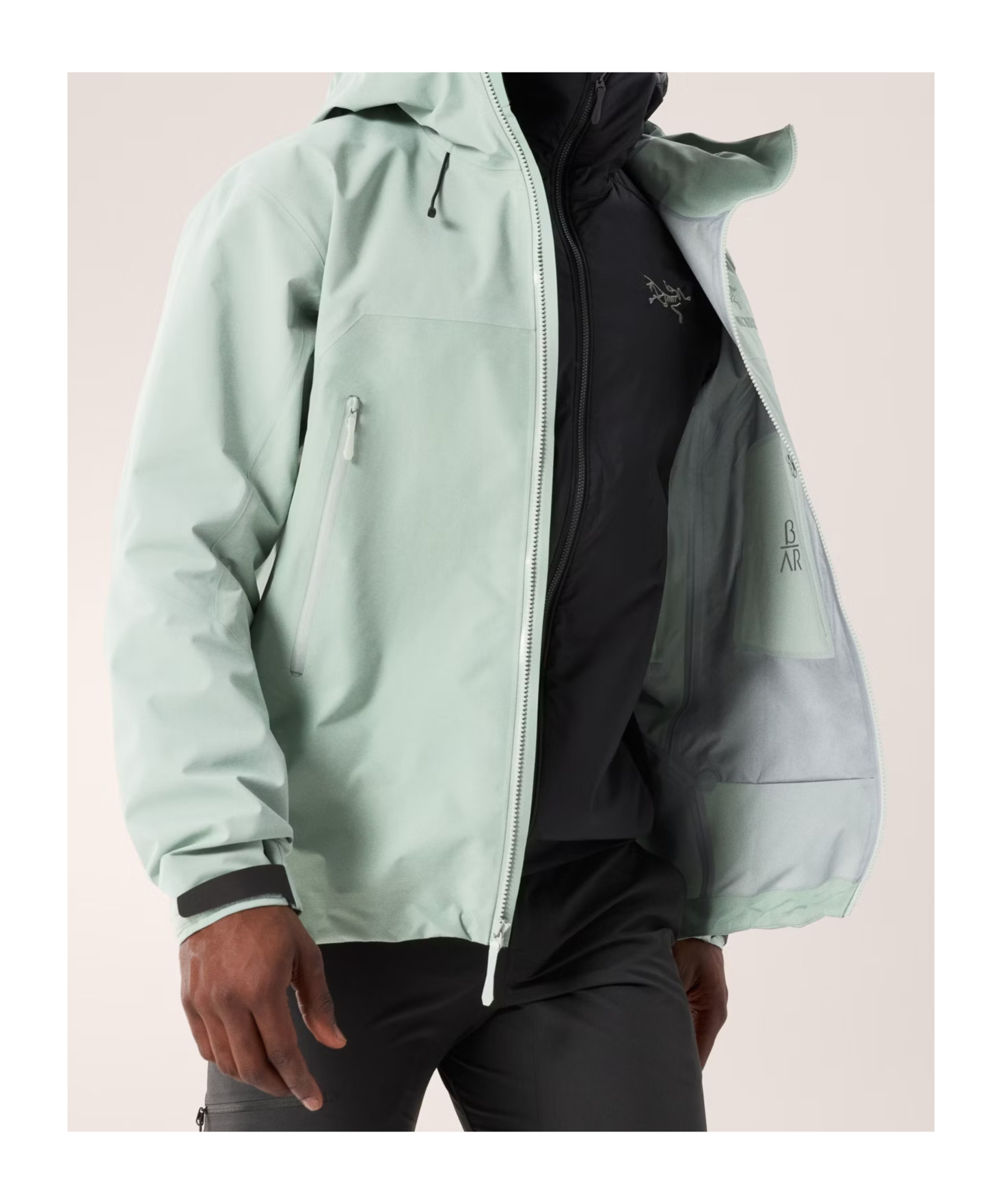 Arc'teryx Beta Ar Jacket Stormhood Men's In Stone Green