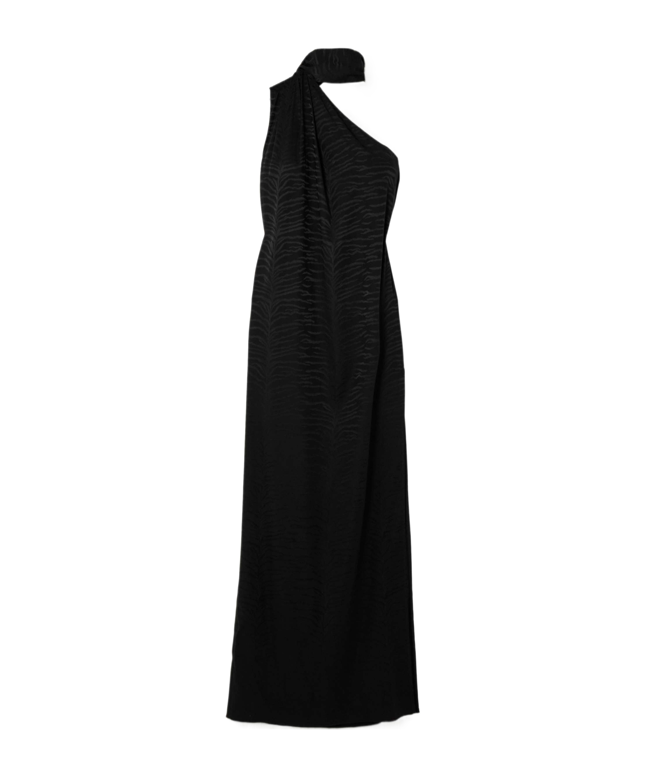 Shop Stella Mccartney One-shouldered Dress In Black