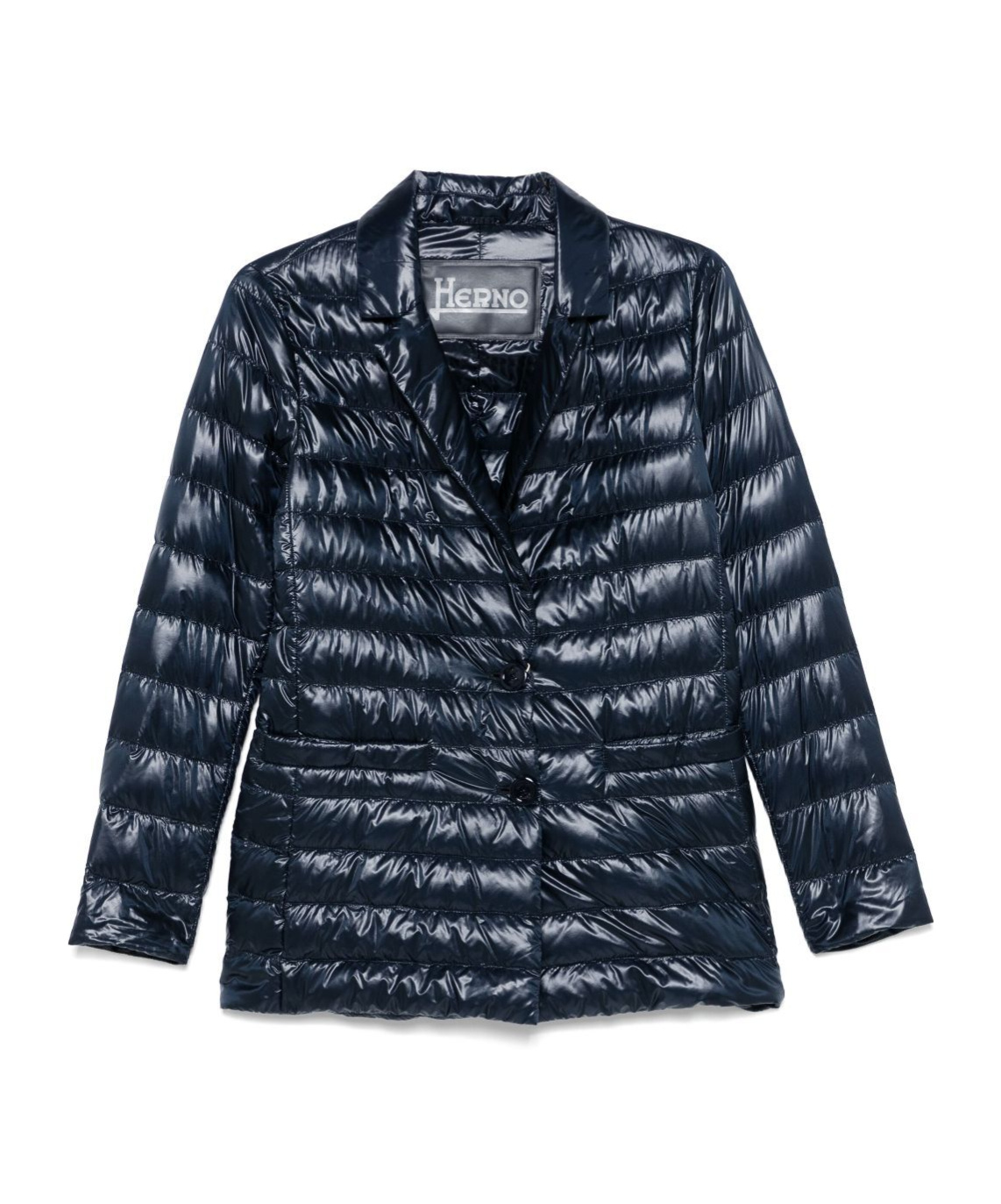 Herno Women Single-breasted Blazer In Blue