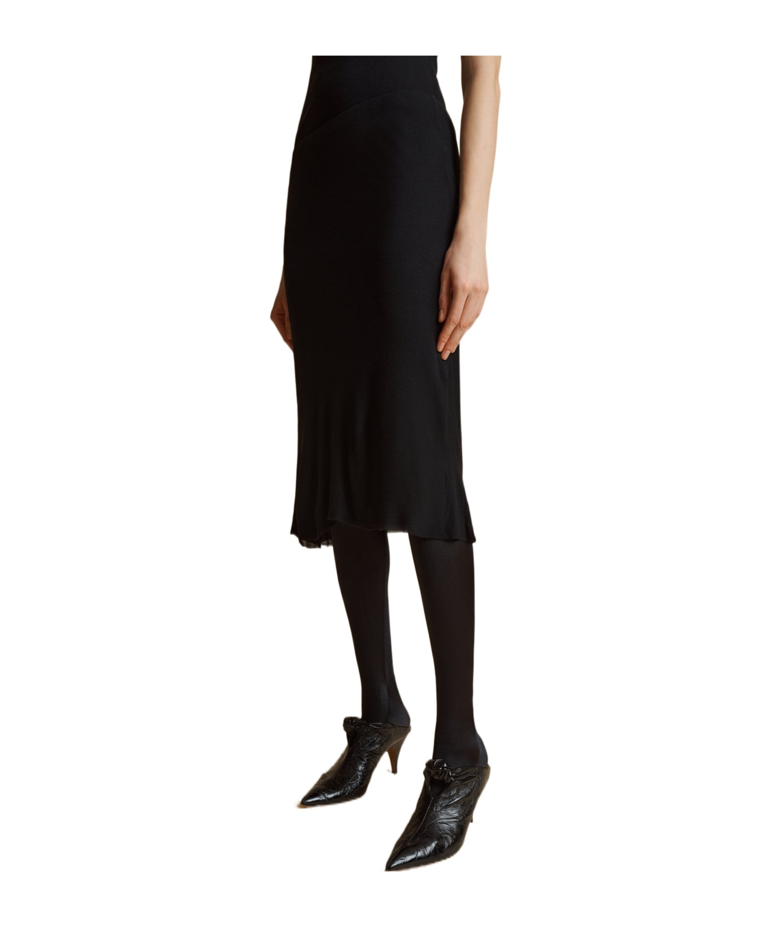 Khaite Leema Skirt In Black