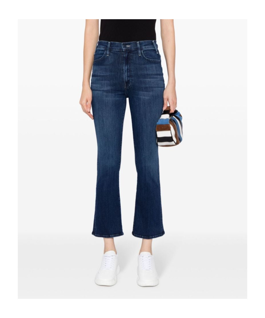 Mother The Hustler Ankle Jeans In Blue