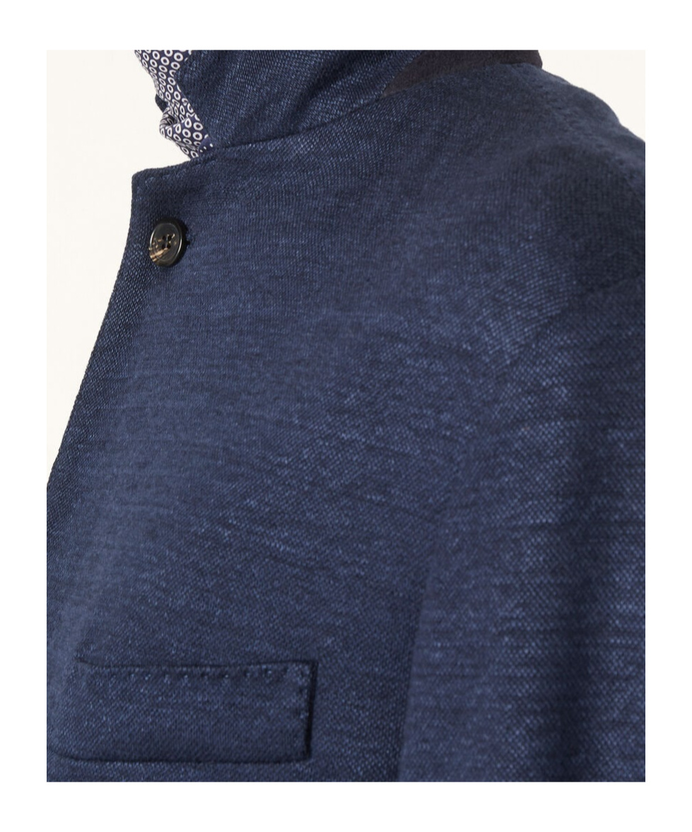 Loro Piana Two-button Patch-pocket Jacket In Blue