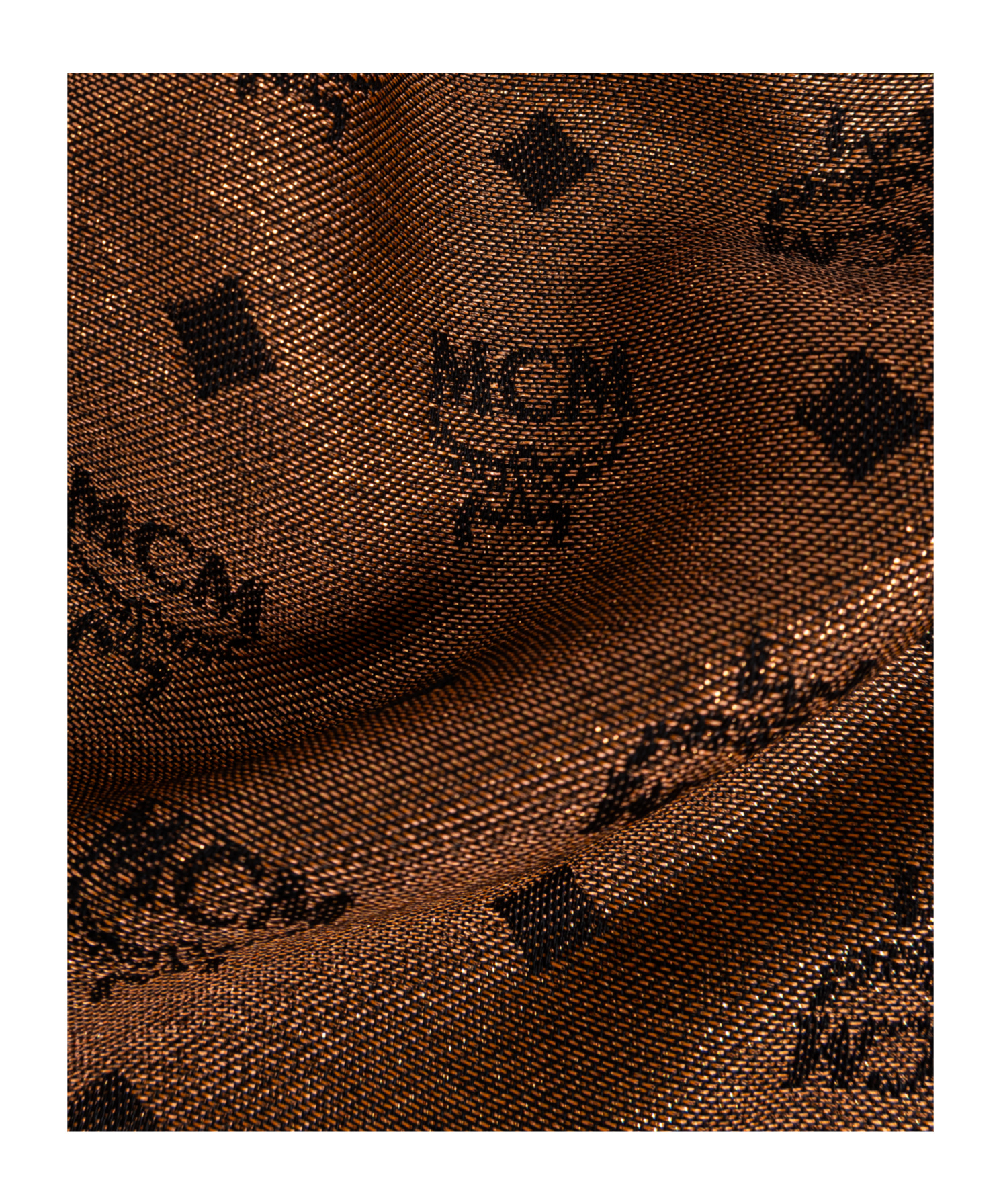 Mcm Fringed Scarf In Brown