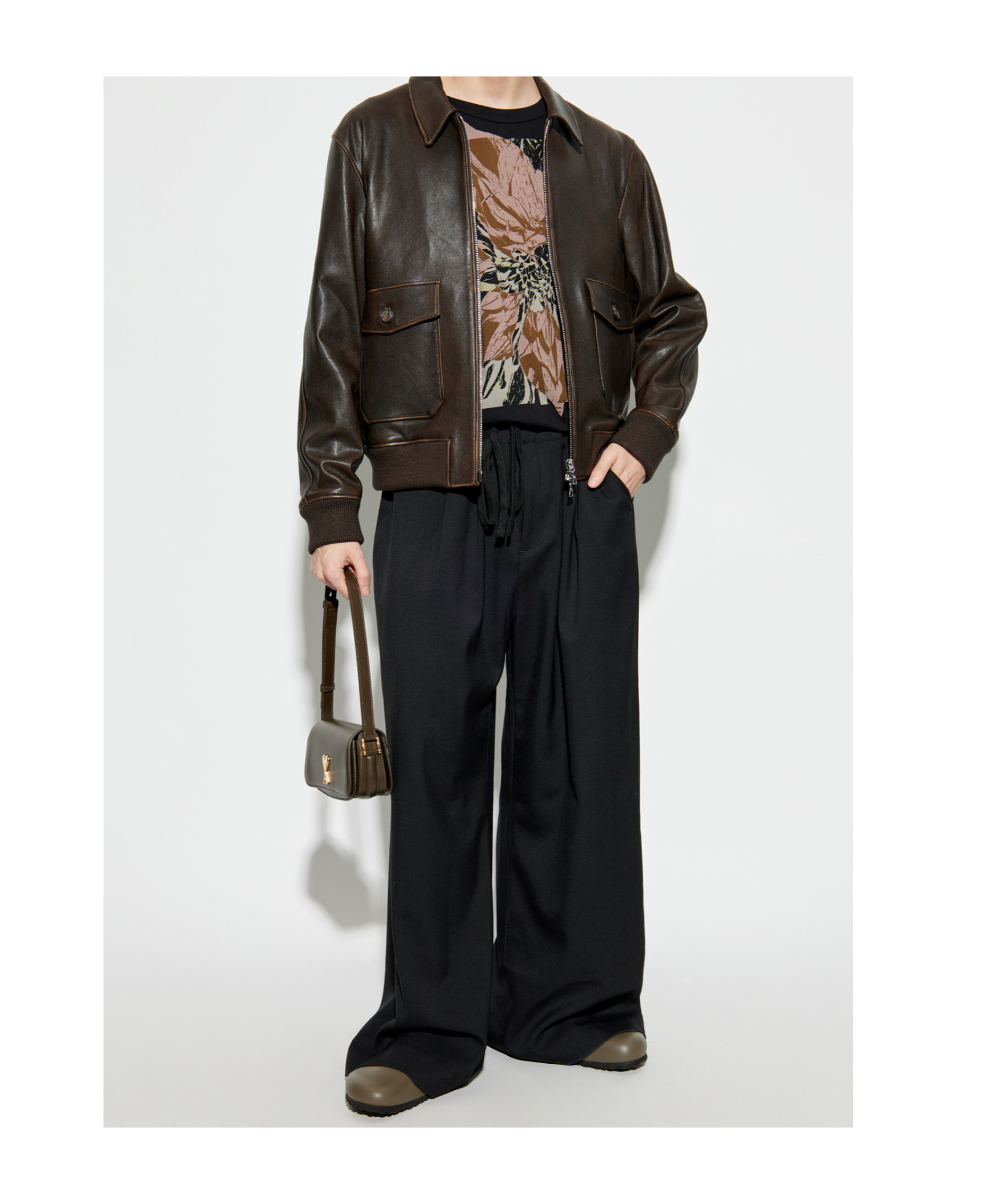 Dries Van Noten Black Crewneck T-shirt In Black