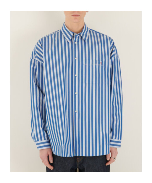 Marni Man Shirt Blue Size 42 Cotton In Blue