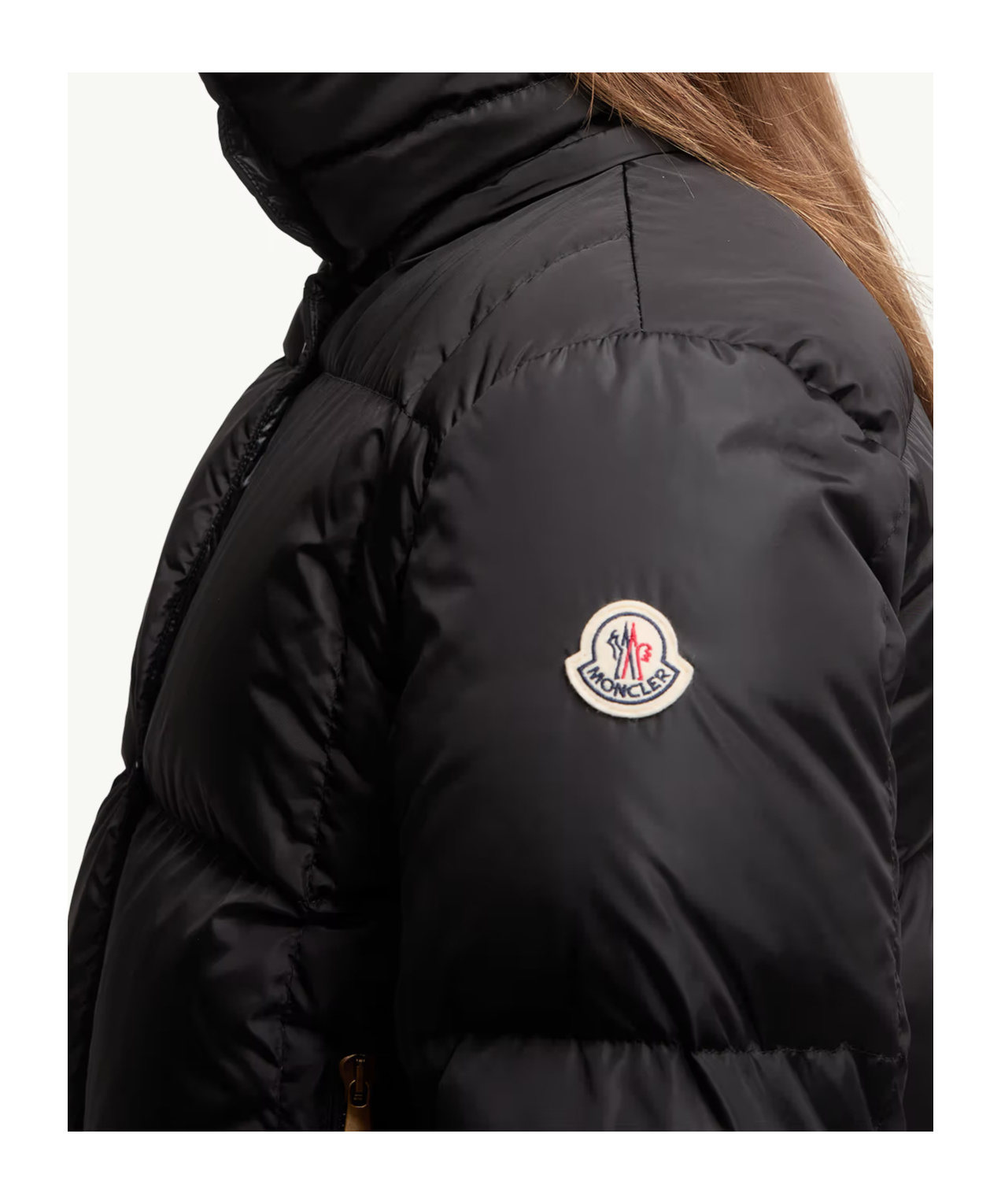 Moncler Castelnou Short Down Jacket In Black