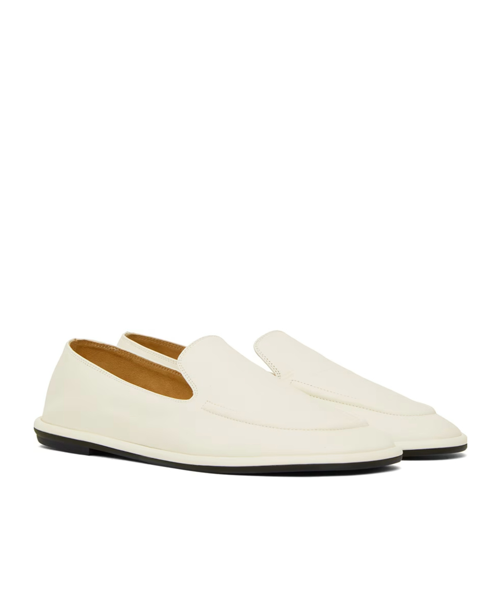 The Row Pull-on Loafers In White
