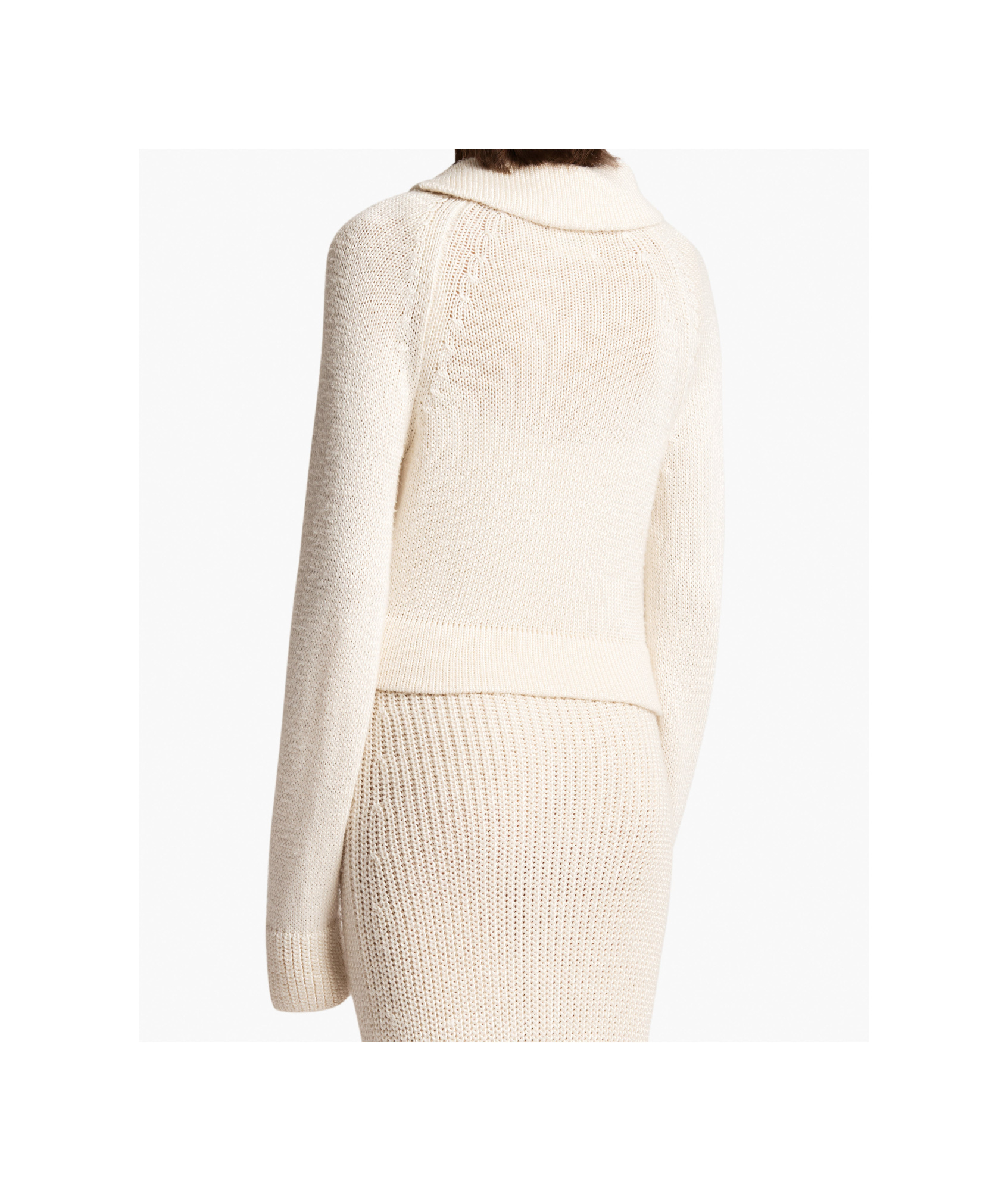 Shop Khaite Lorrai Cardigan In White