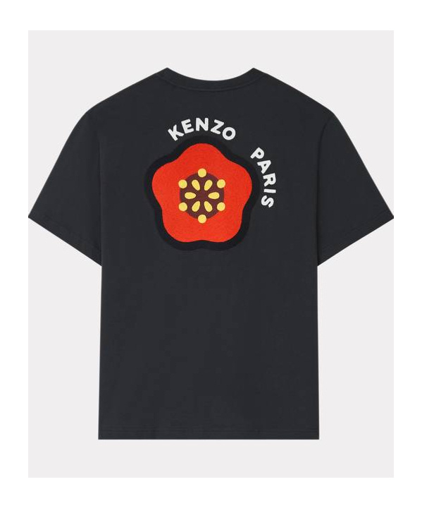 Kenzo Pop Embroidered Oversized T-shirt In Black