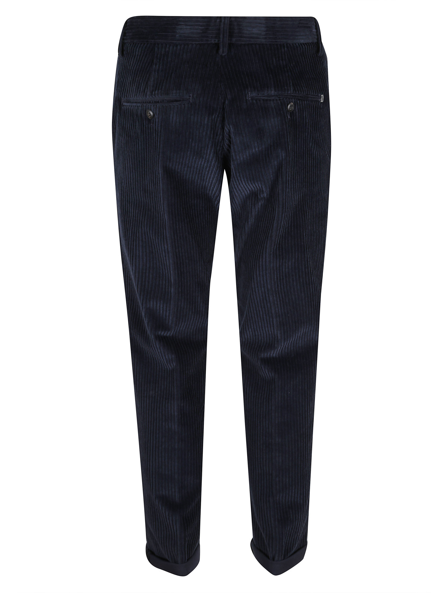Dondup Press-crease Trousers In Blue