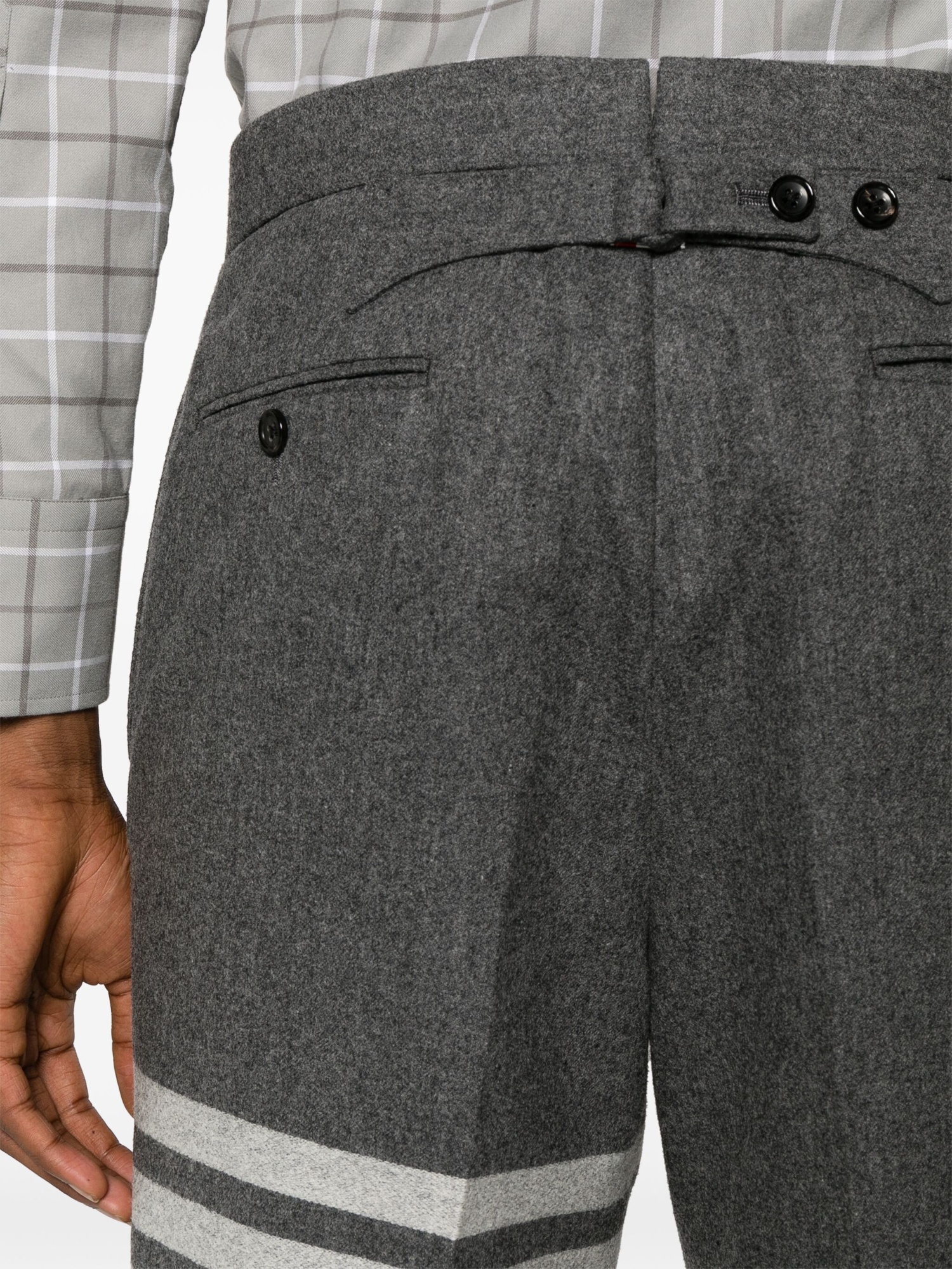 Thom Browne Re  Pants With In Black