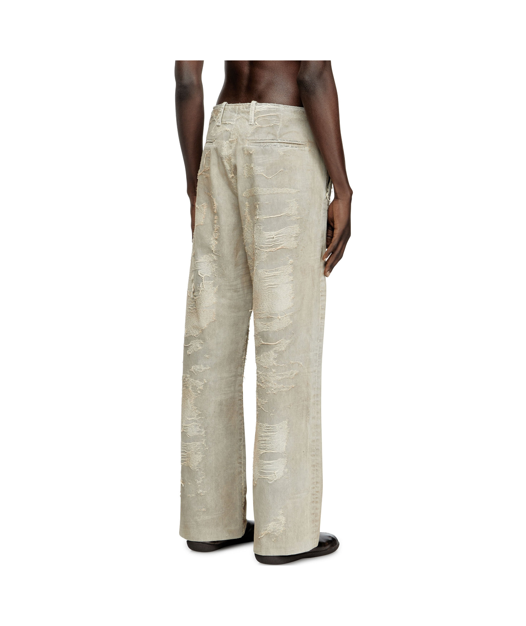 Diesel Relaxed Jeans In Nude