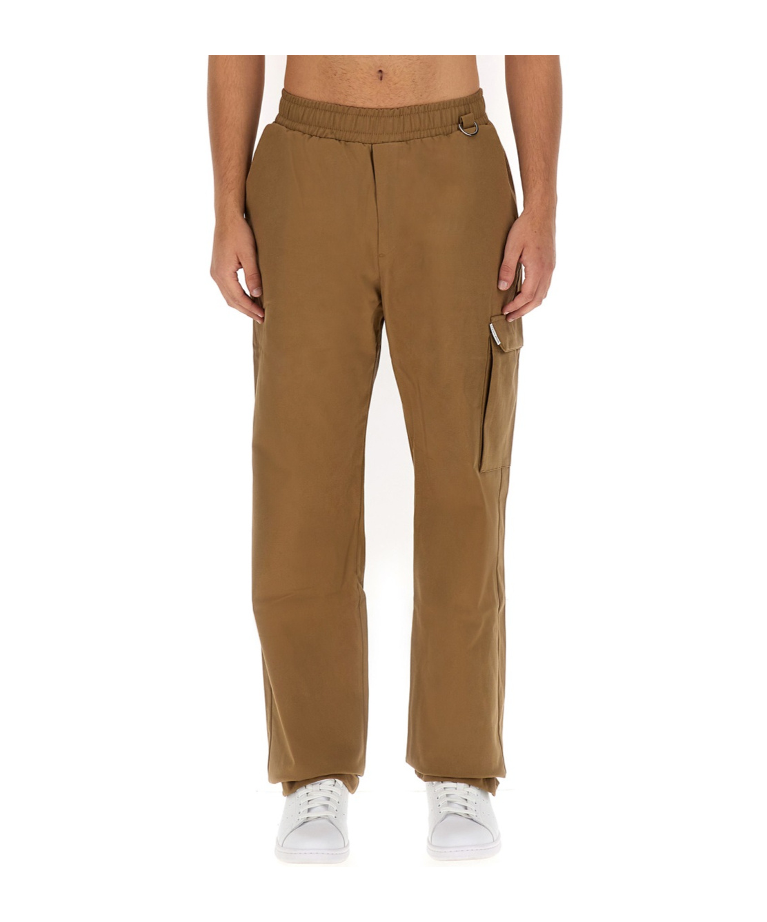 FAMILY FIRST MILANO ELASTICATED-WAISTBAND CARGO TROUSERS 