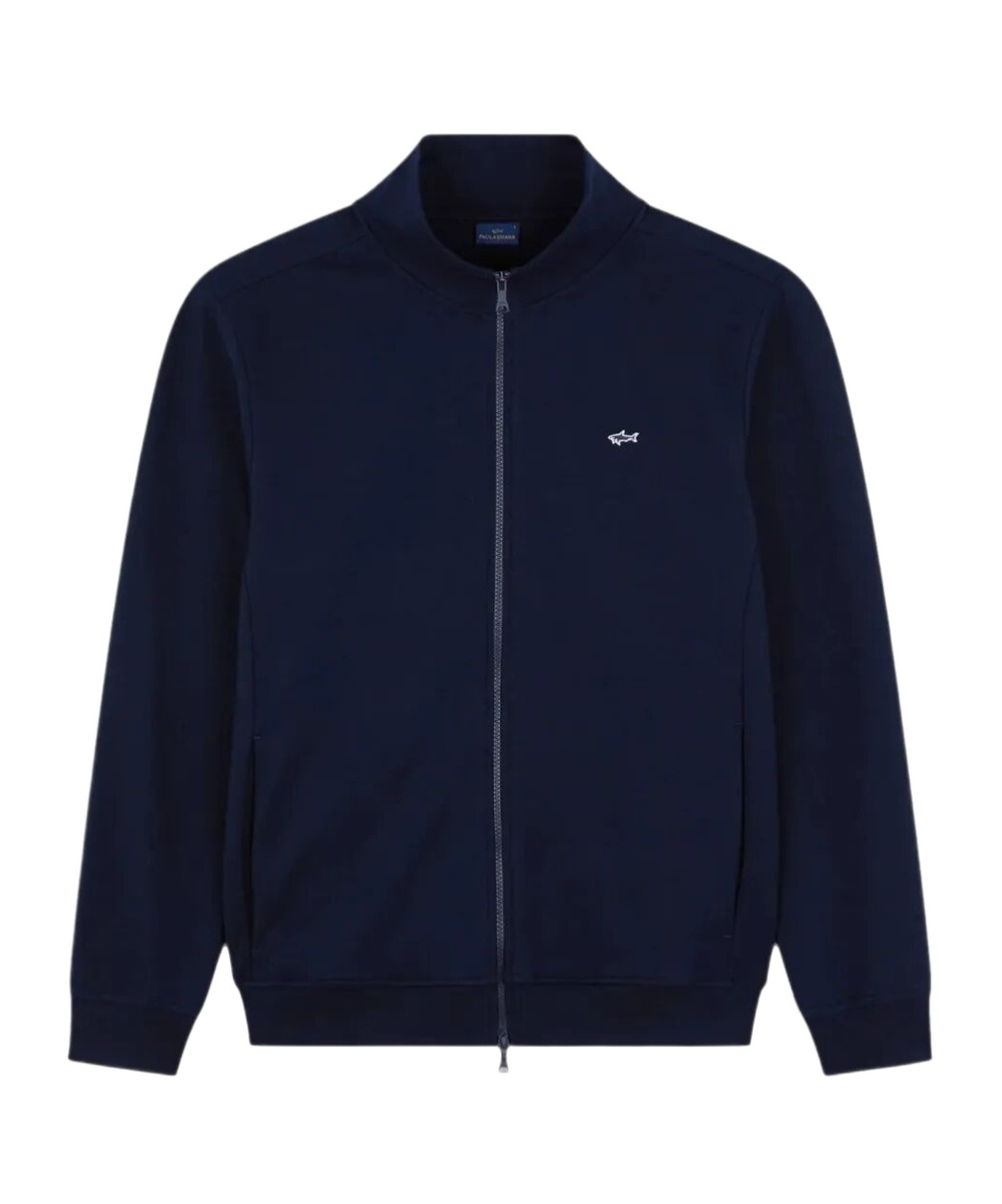 Shop Paul & Shark Logo-patch Cardigan In Blue